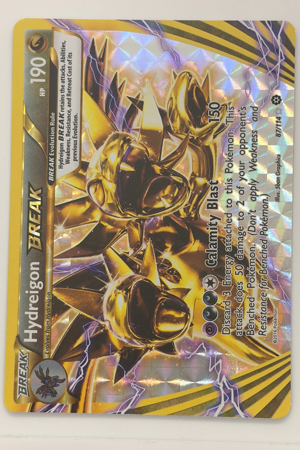 Hydreigon BREAK 87/114 XY Steam Siege Ultra Rare NM