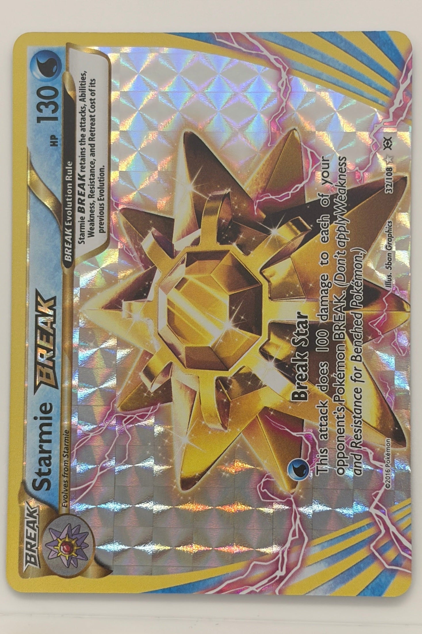 Starmie BREAK 32/108 XY Evolutions Ultra Rare NM