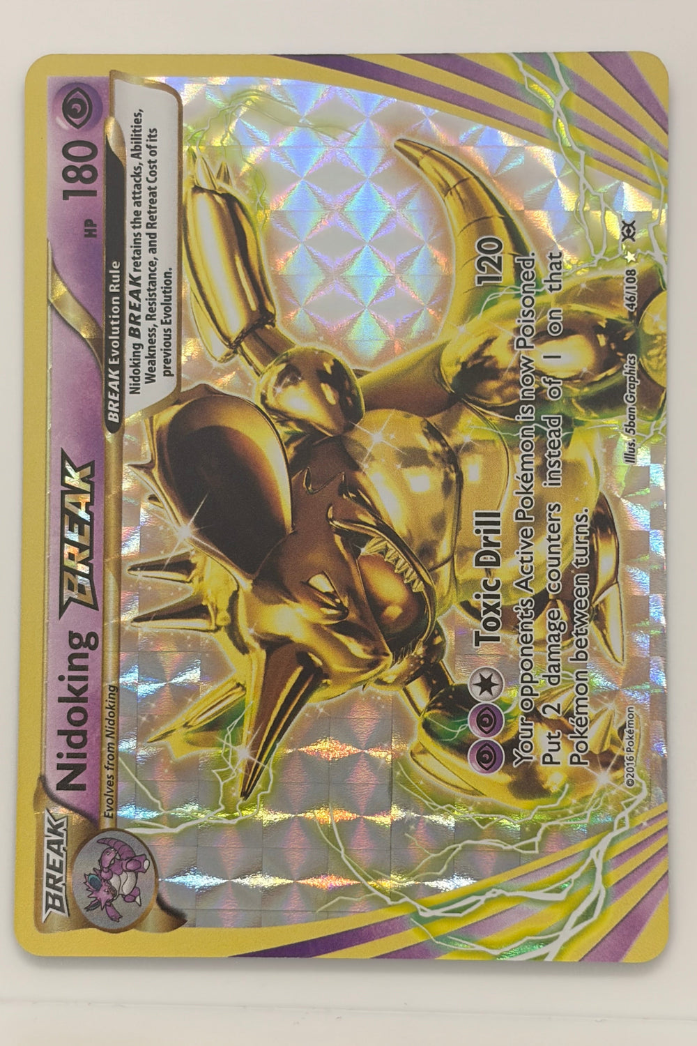 Nidoking BREAK 46/108 XY Evolutions Ultra Rare NM