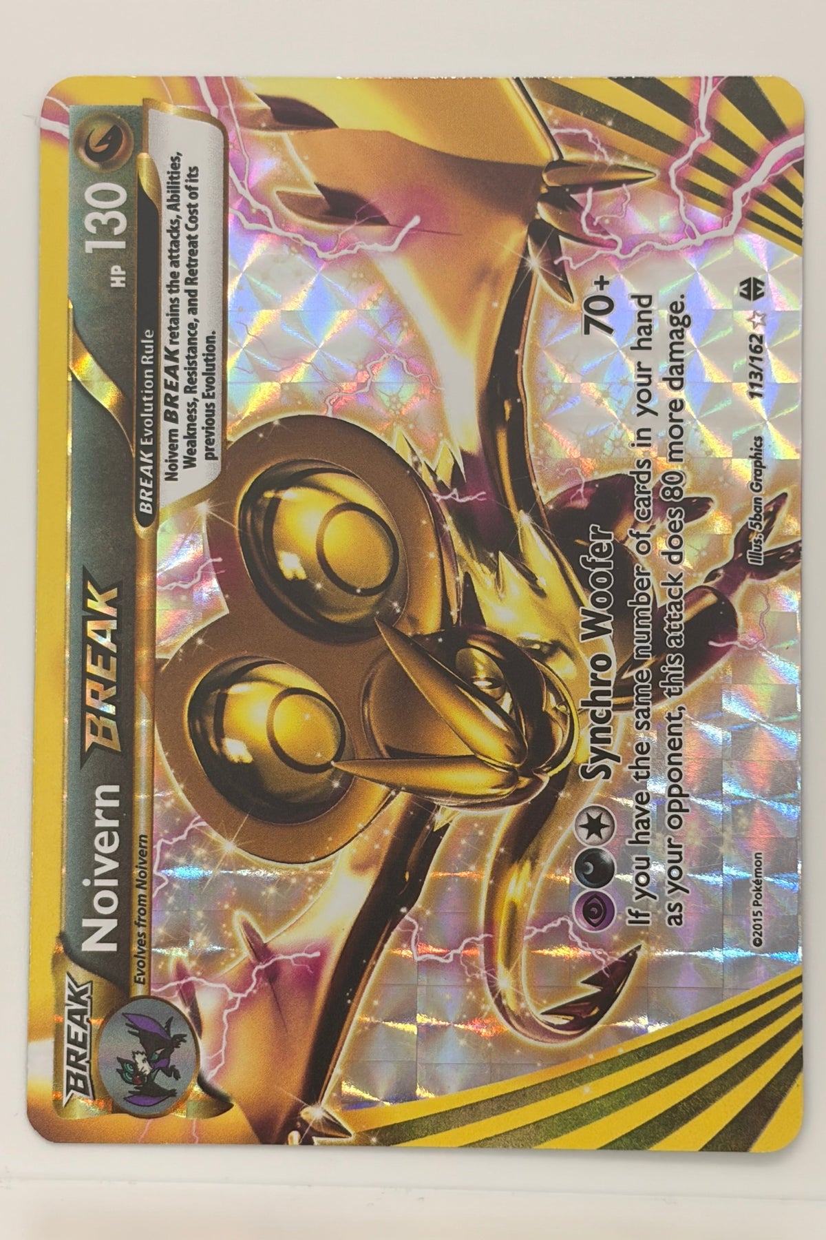 Noivern BREAK 113/162 XY BREAKthrough Ultra Rare LP