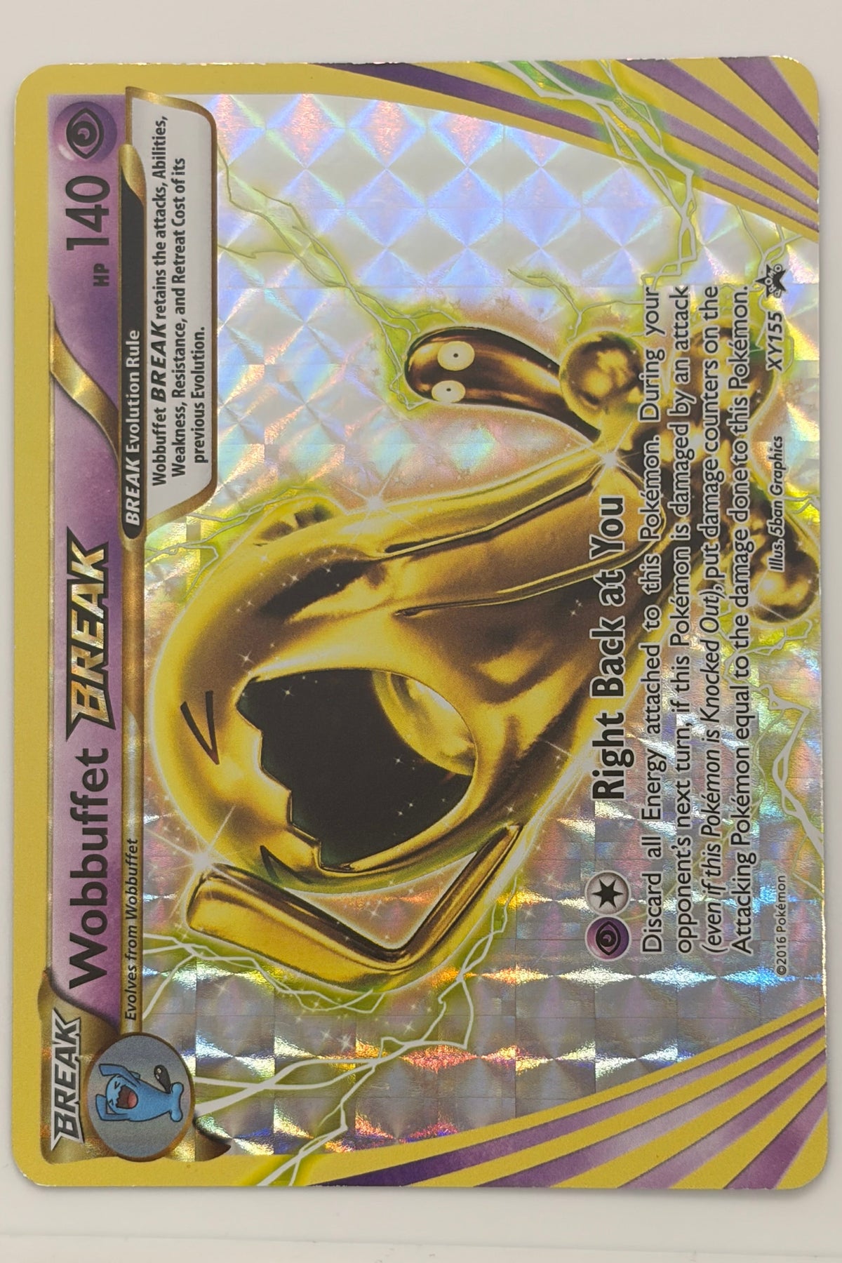 Wobbuffet BREAK XY155 Promo Ultra Rare M