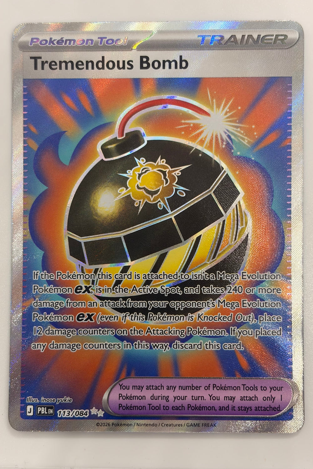 113/084 Tremendous Bomb - Ultra Rare