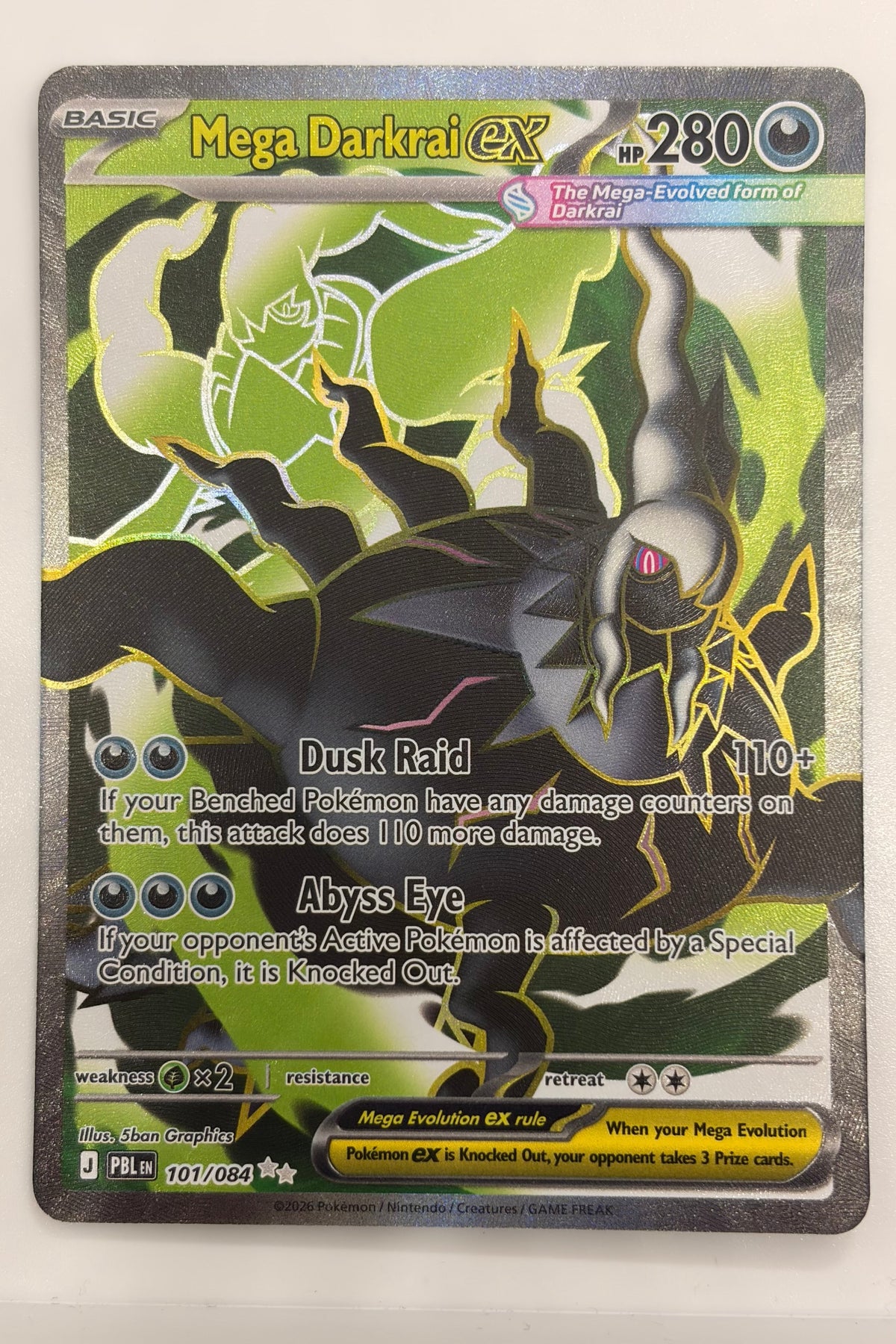 101/084 Mega Darkrai ex - Ultra Rare