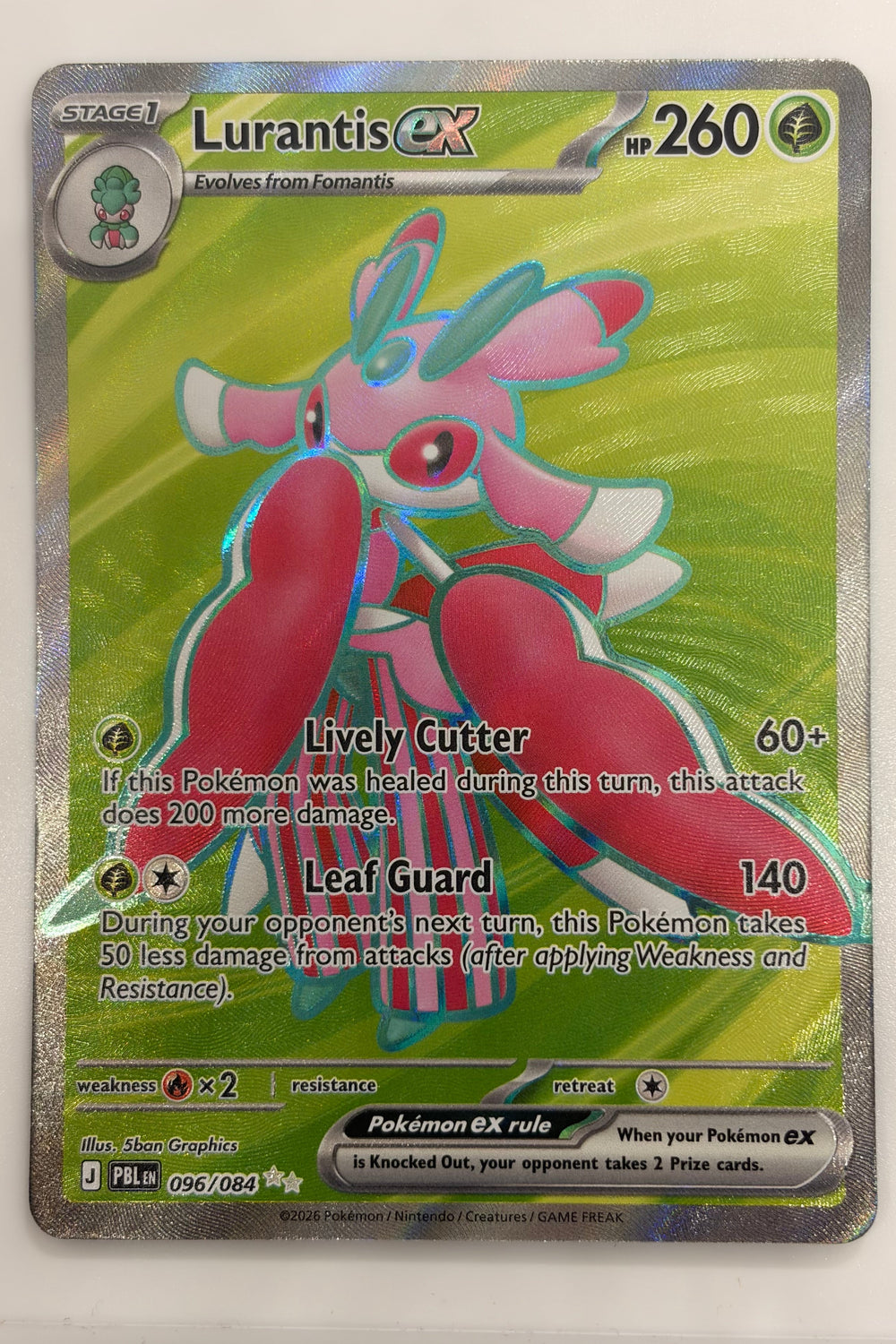 096/084 Lurantis ex - Ultra Rare