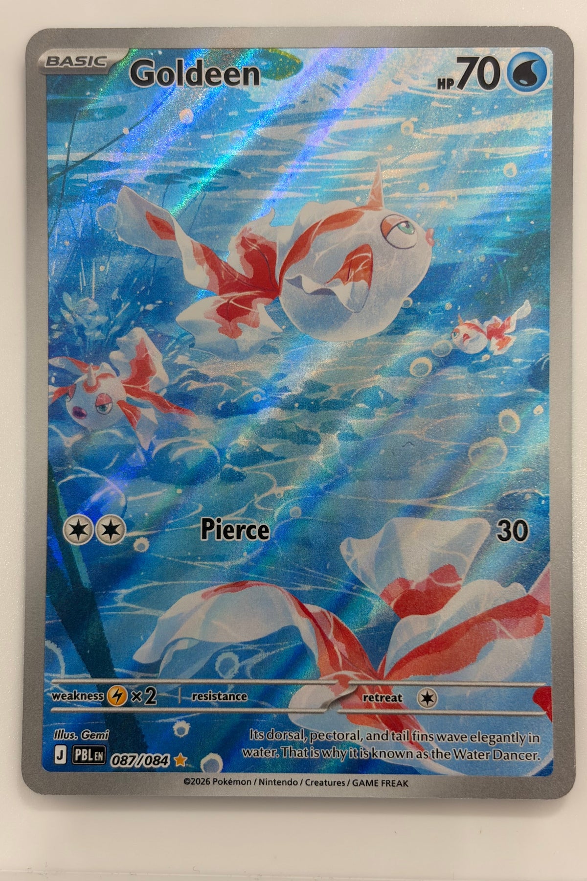 087/084 Goldeen - Illustration Rare