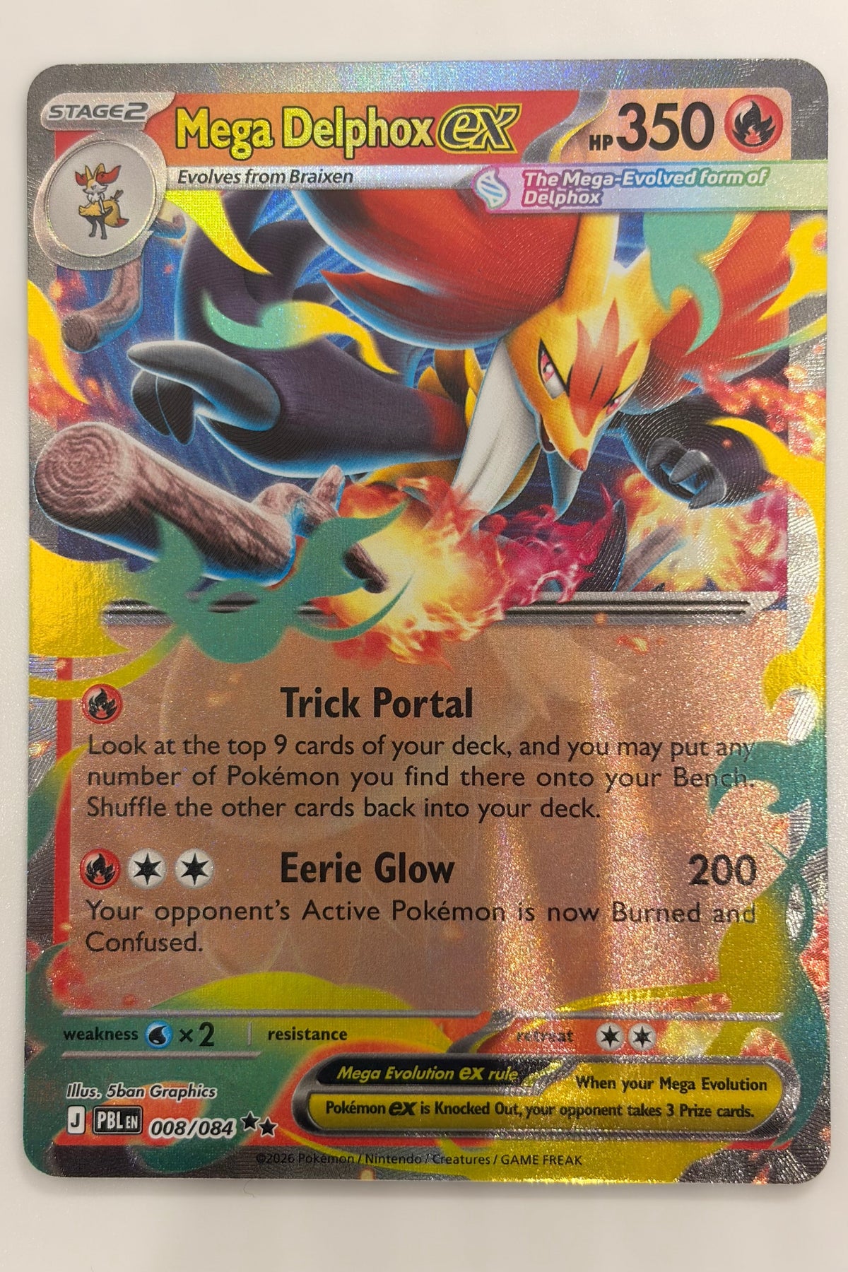 008/084 Mega Delphox ex - Double Rare