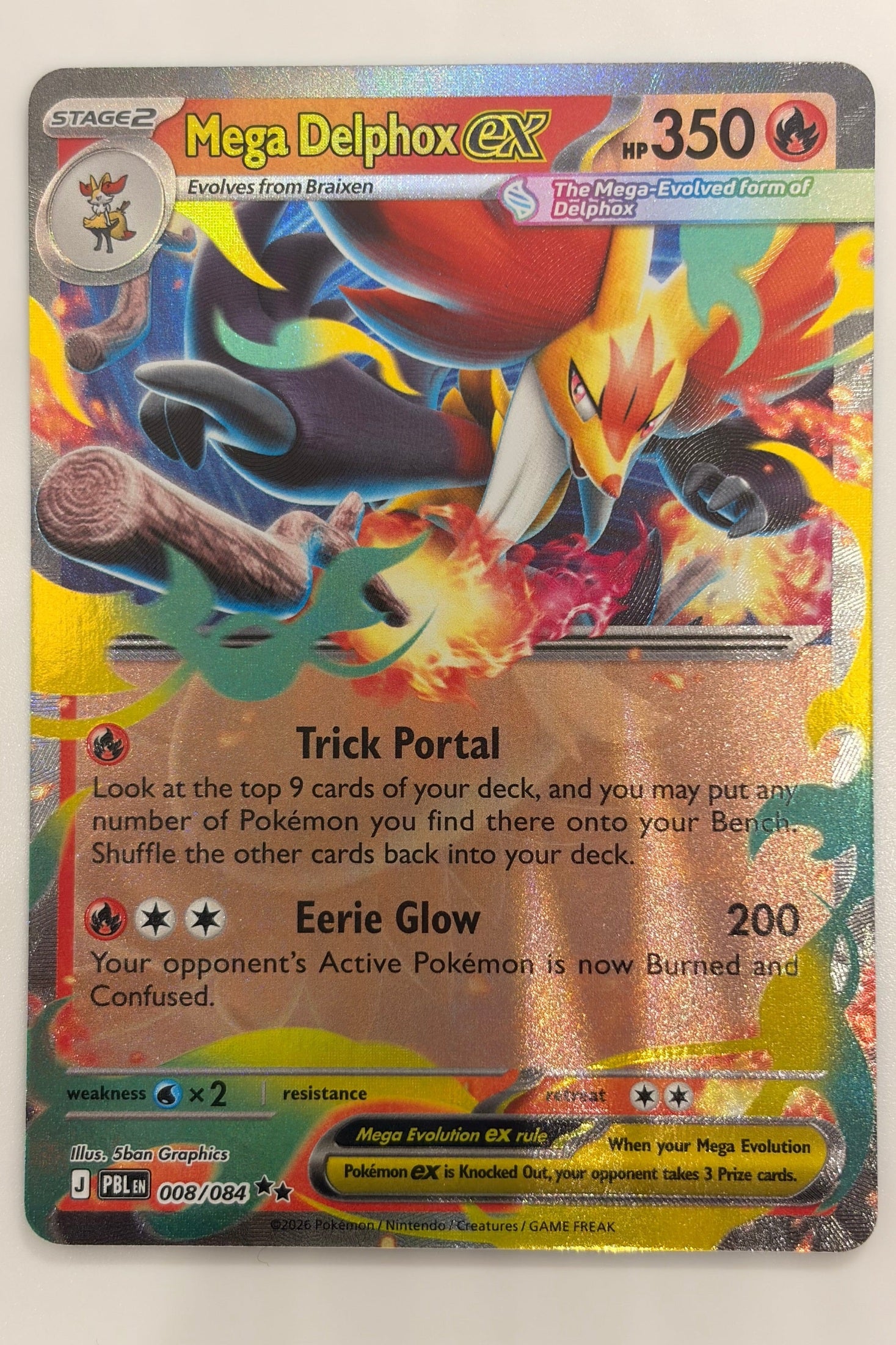 008/084 Mega Delphox ex - Double Rare