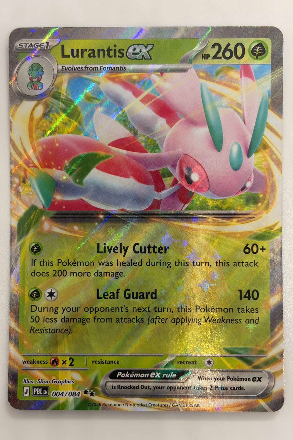 004/084 Lurantis ex - Double Rare