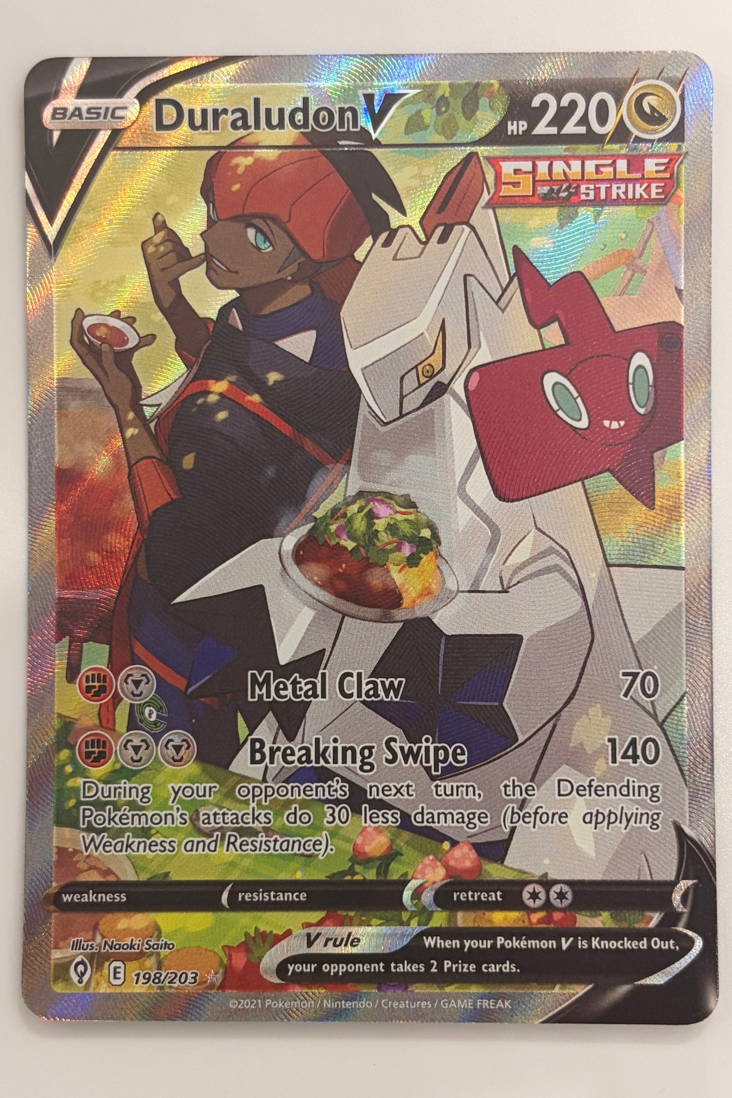 198/203 Duraludon V - Rare Ultra