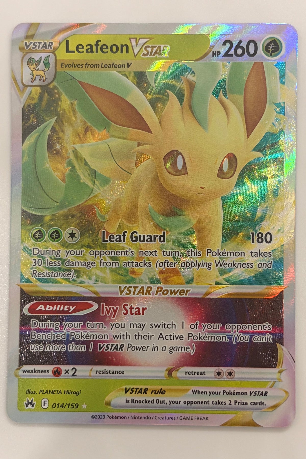 014/159 Leafeon VSTAR - Holo Rare VSTAR