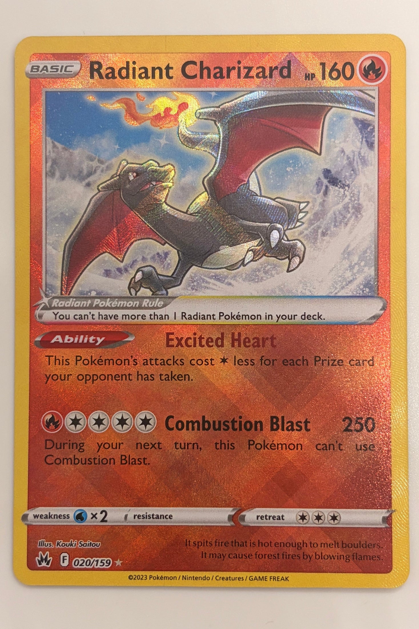 020/159 Radiant Charizard - Radiant Rare