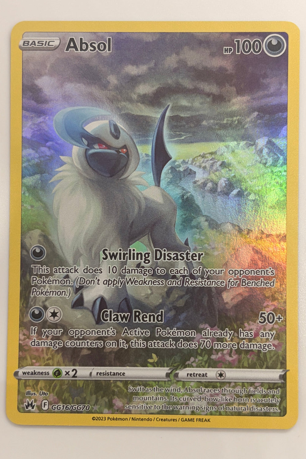 GG16/GG70 Absol - Rare Holo