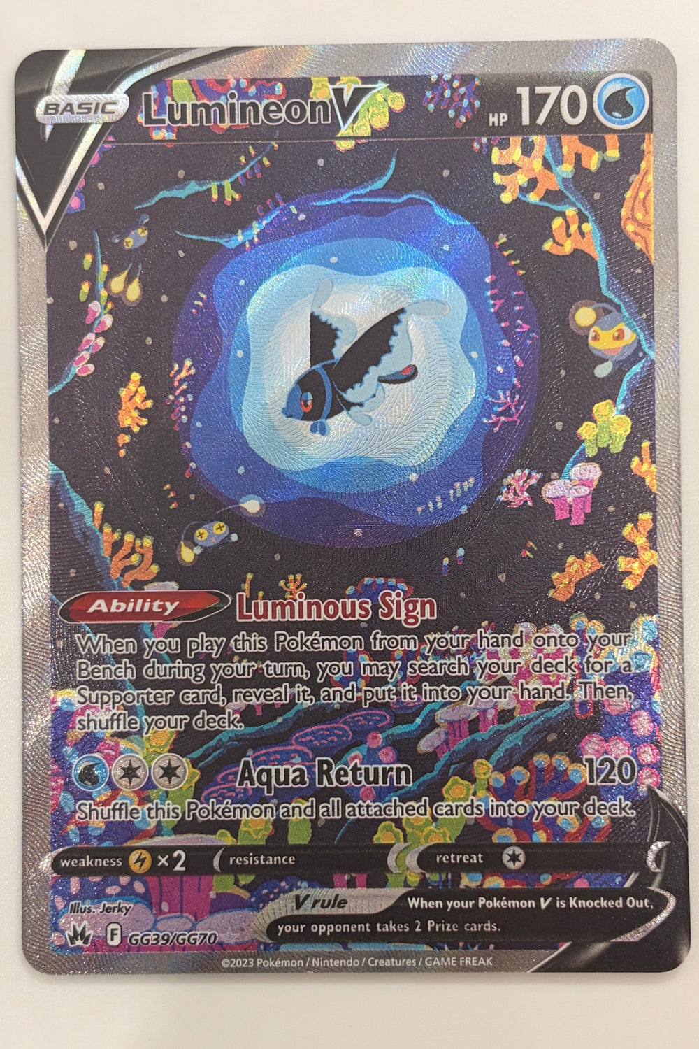 GG39/GG70 Lumineon V - Holo Rare V