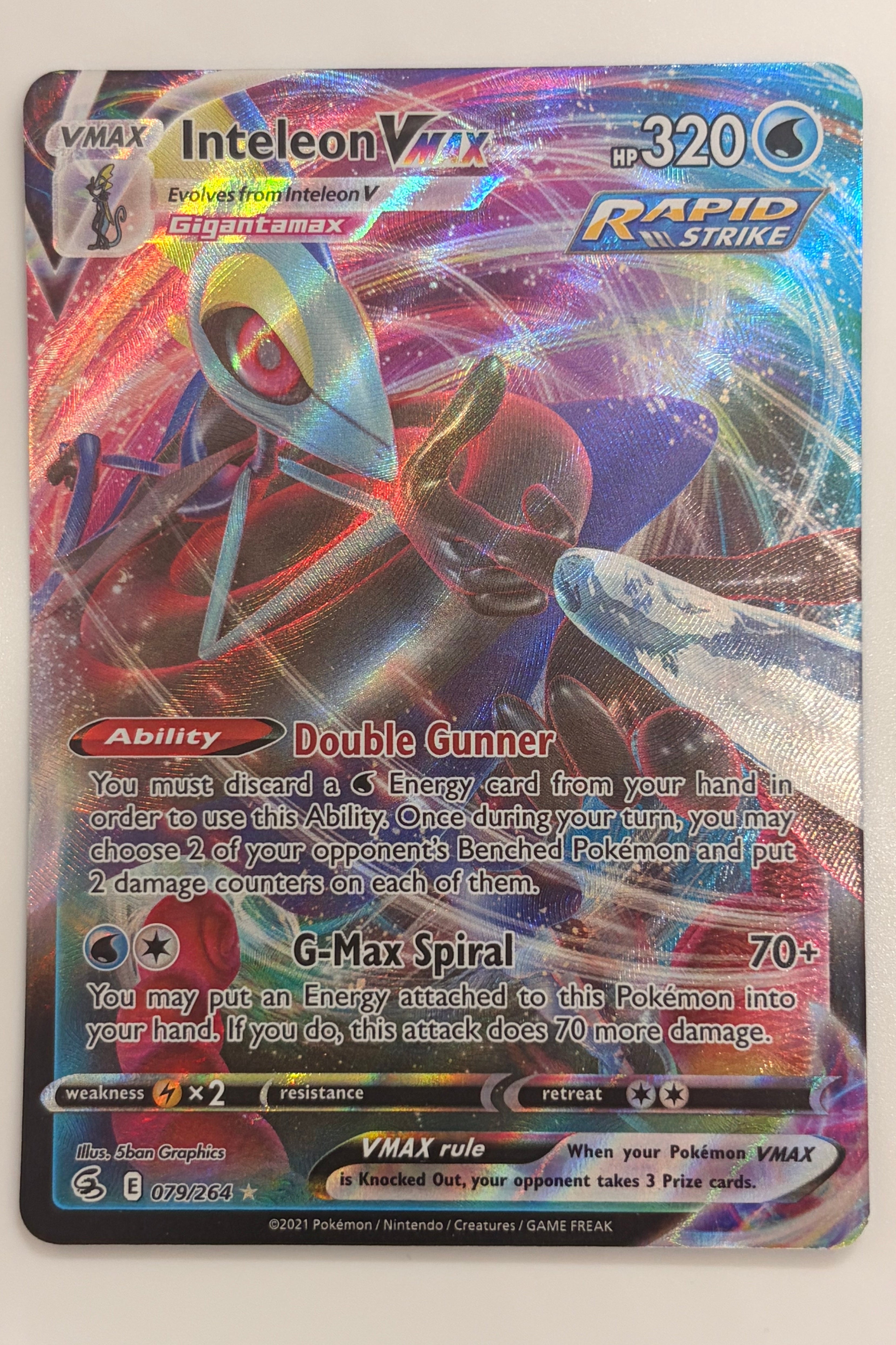 079/264 Inteleon VMAX - Rare Holo VMAX
