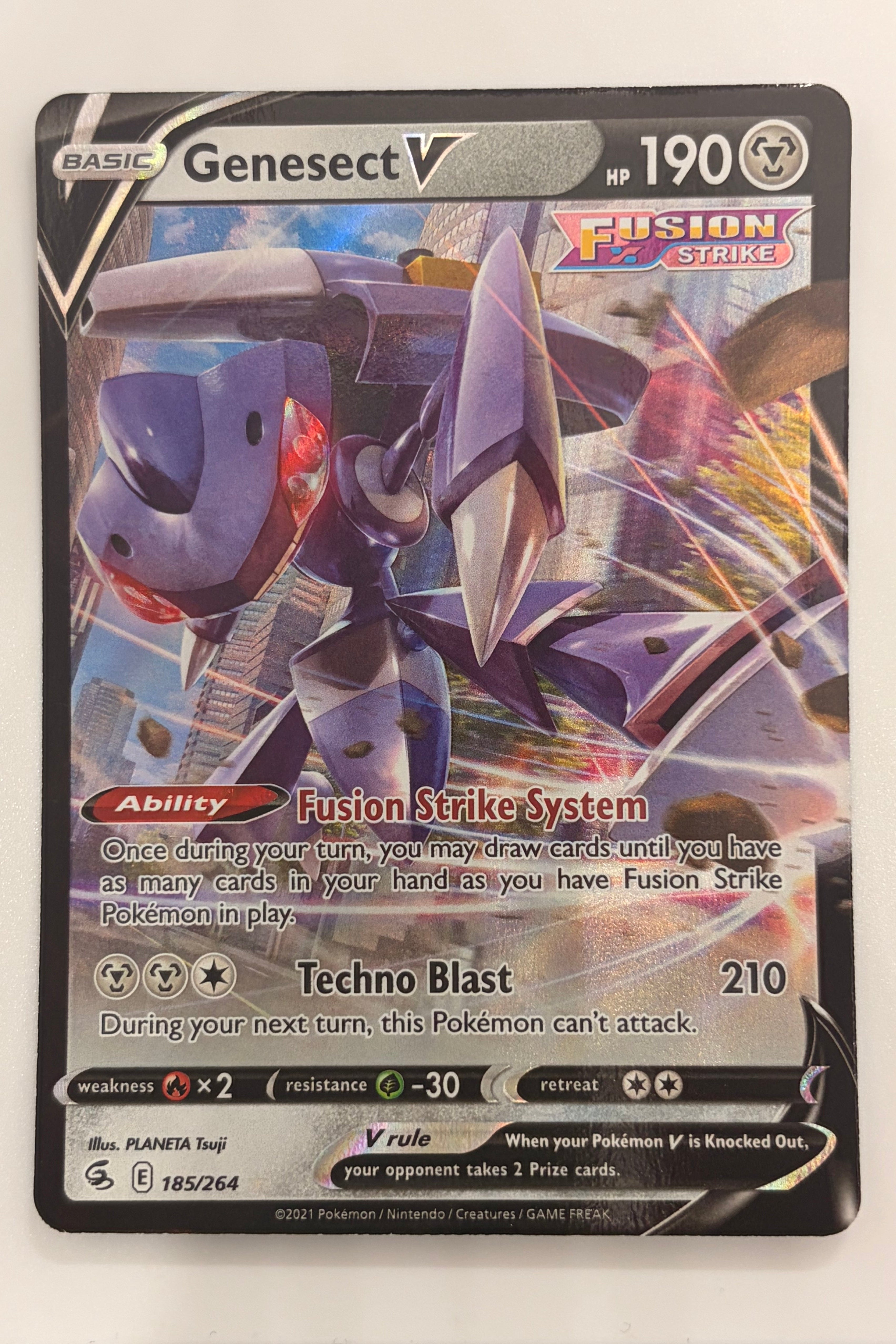 185/264 Genesect V - Rare Holo V