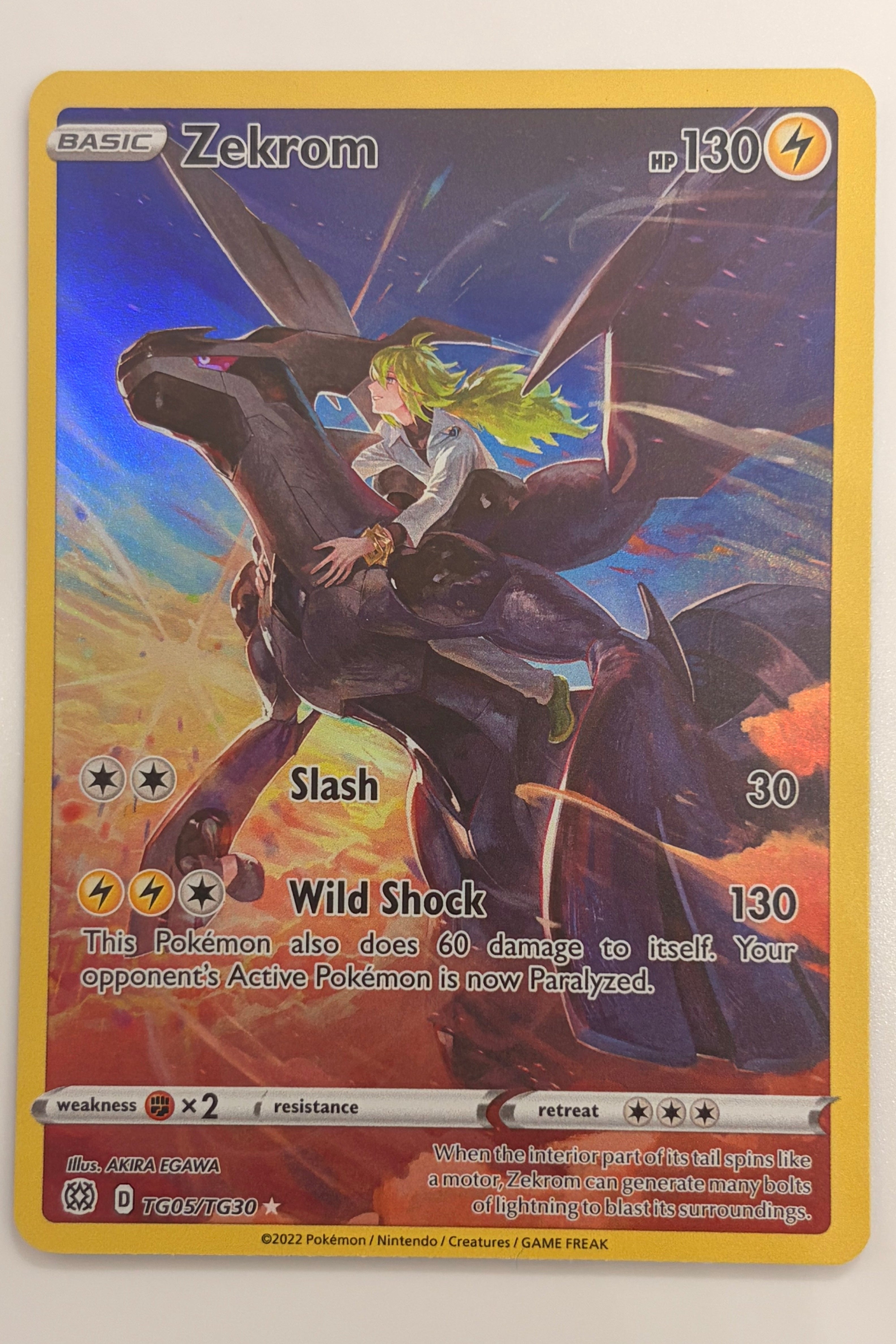 TG05/TG30 Zekrom - Rare Holo