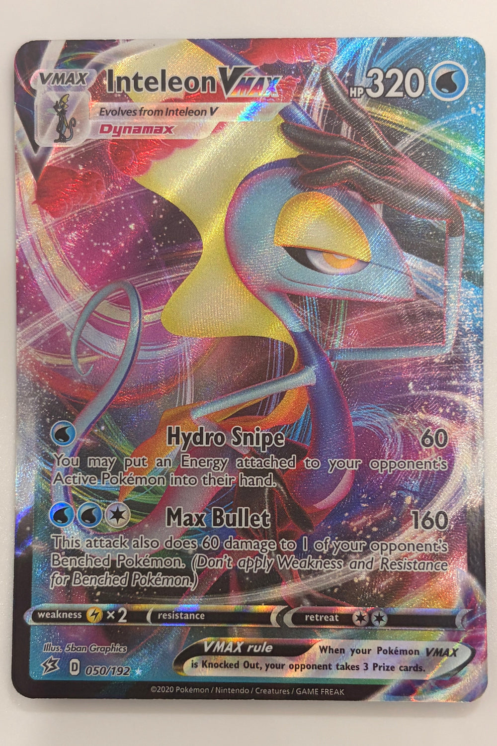 050 / 192 Inteleon VMAX - Ultra Rare