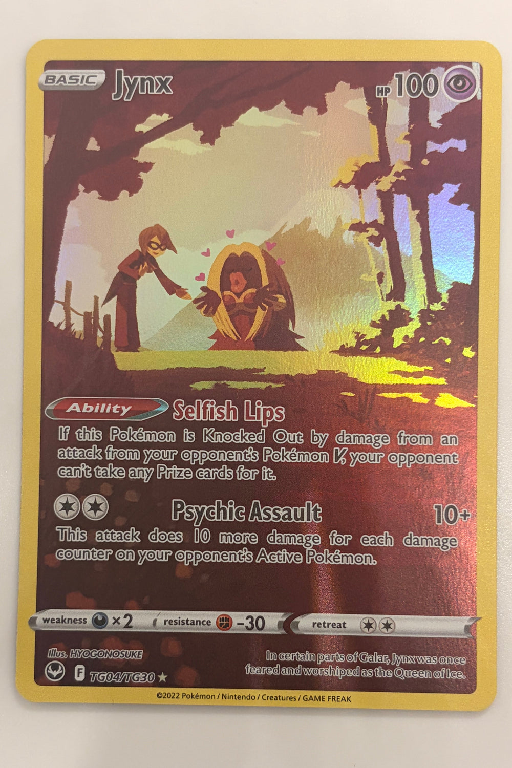 TG04/TG30 Jynx - Rare Holo