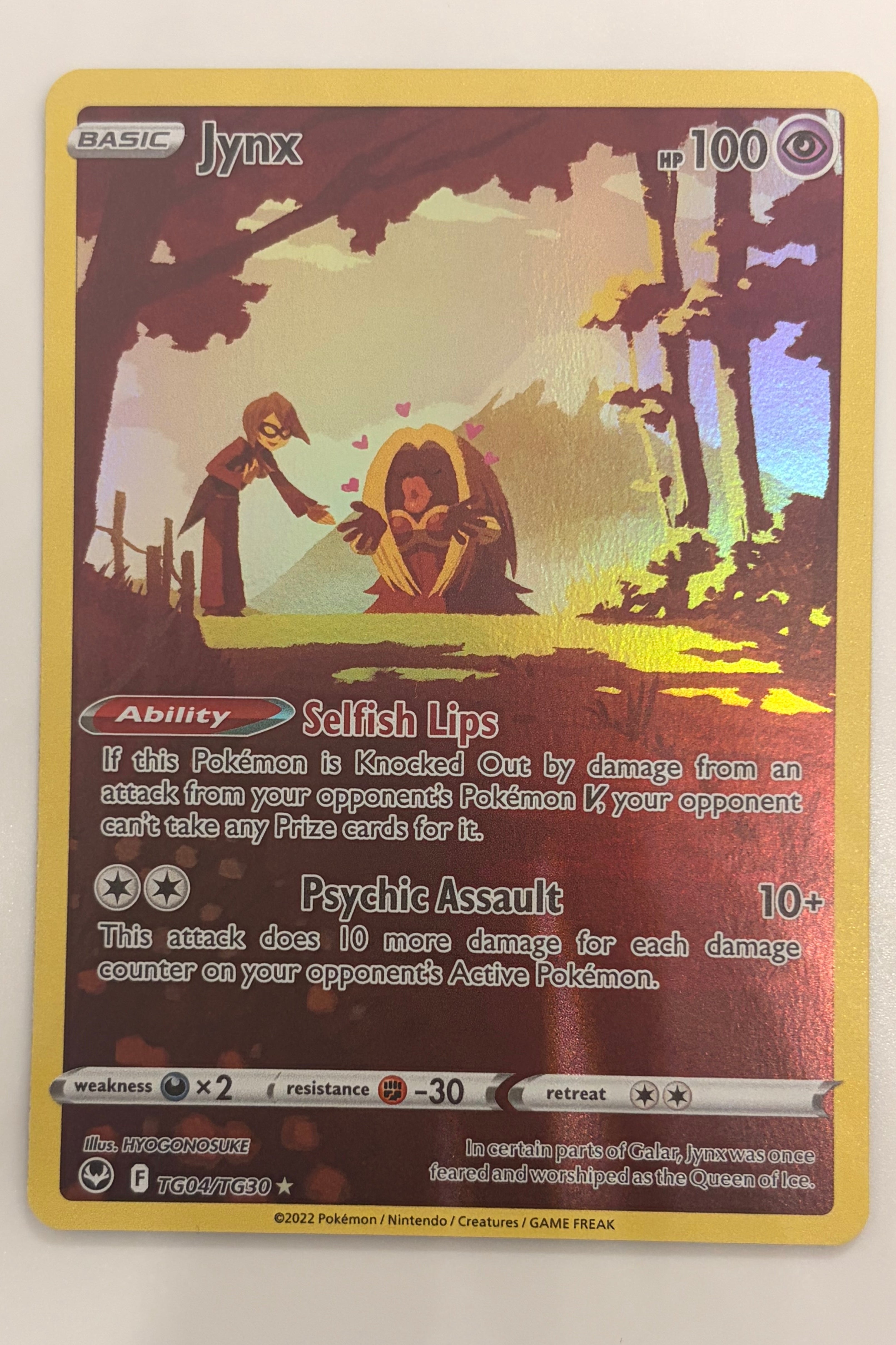 TG04/TG30 Jynx - Rare Holo