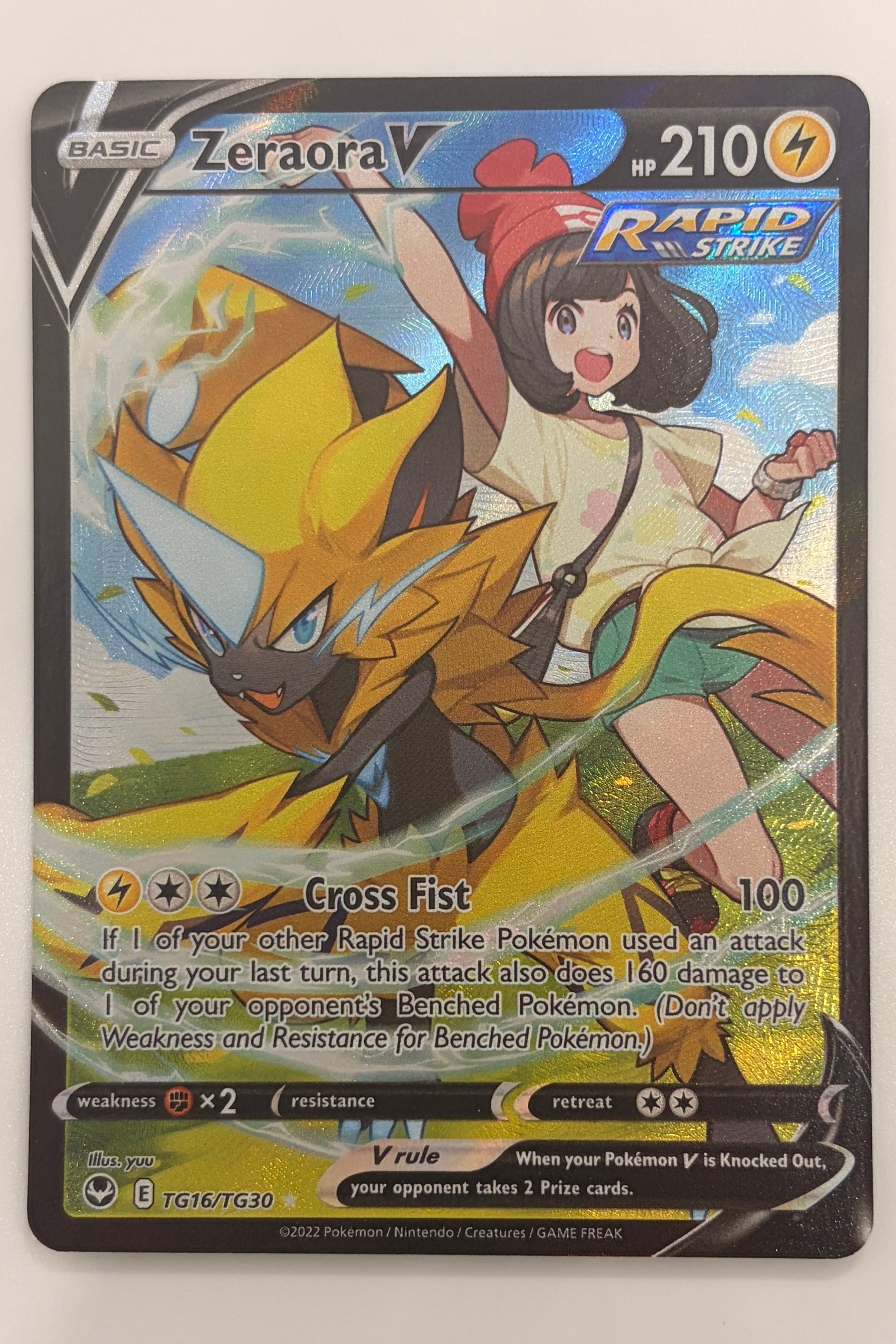 TG16/TG30 Zeraora V - Holo Rare V