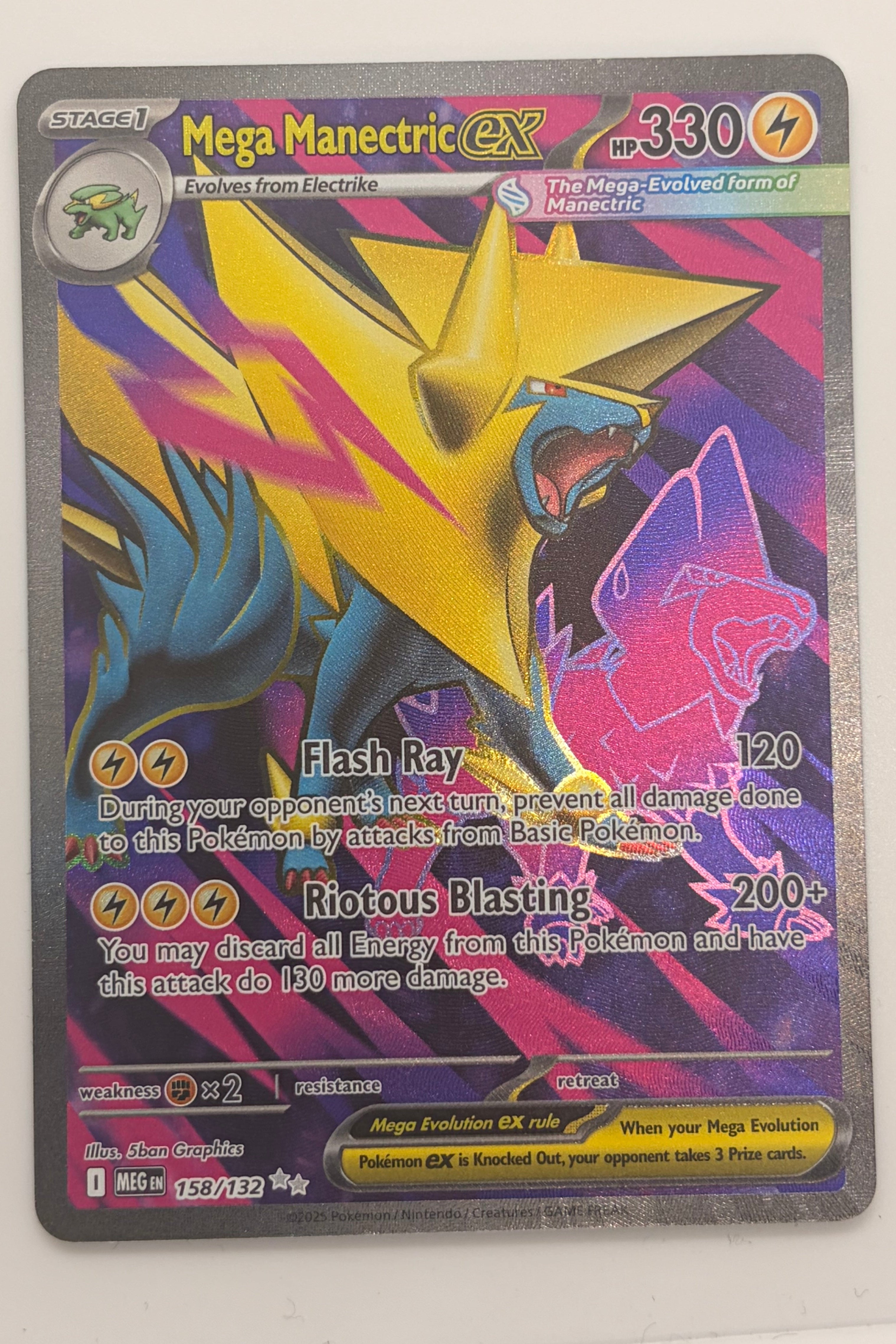 158/132 Mega Manectric ex - Ultra Rare