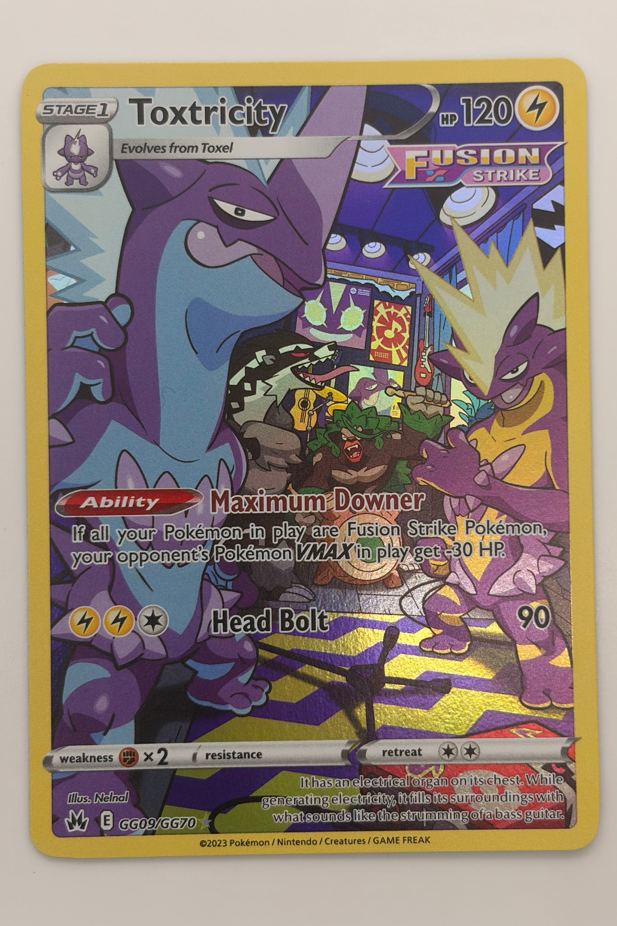 GG09/GG70 Toxtricity - Rare Holo