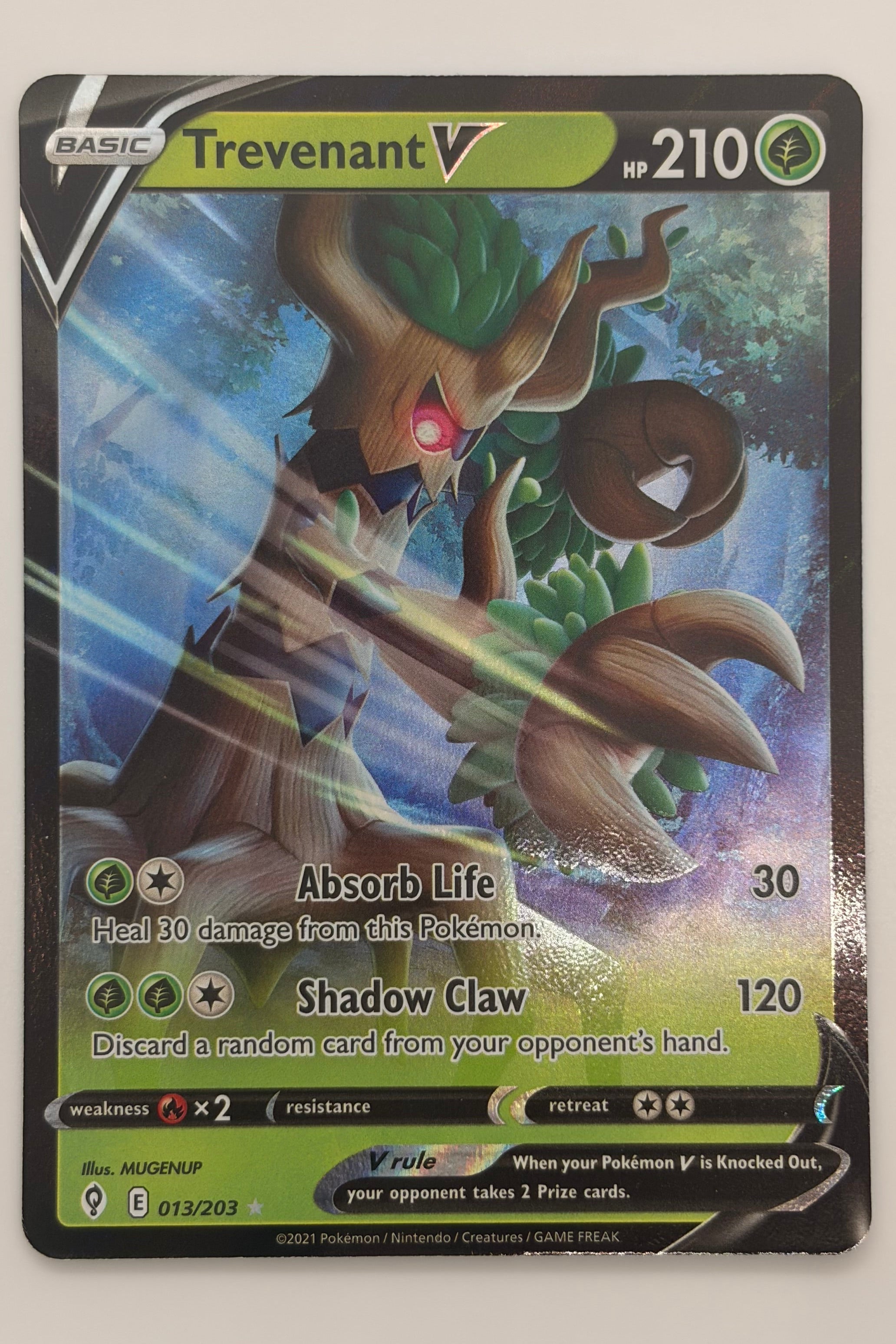 013/203 Trevenant V - Rare Holo V