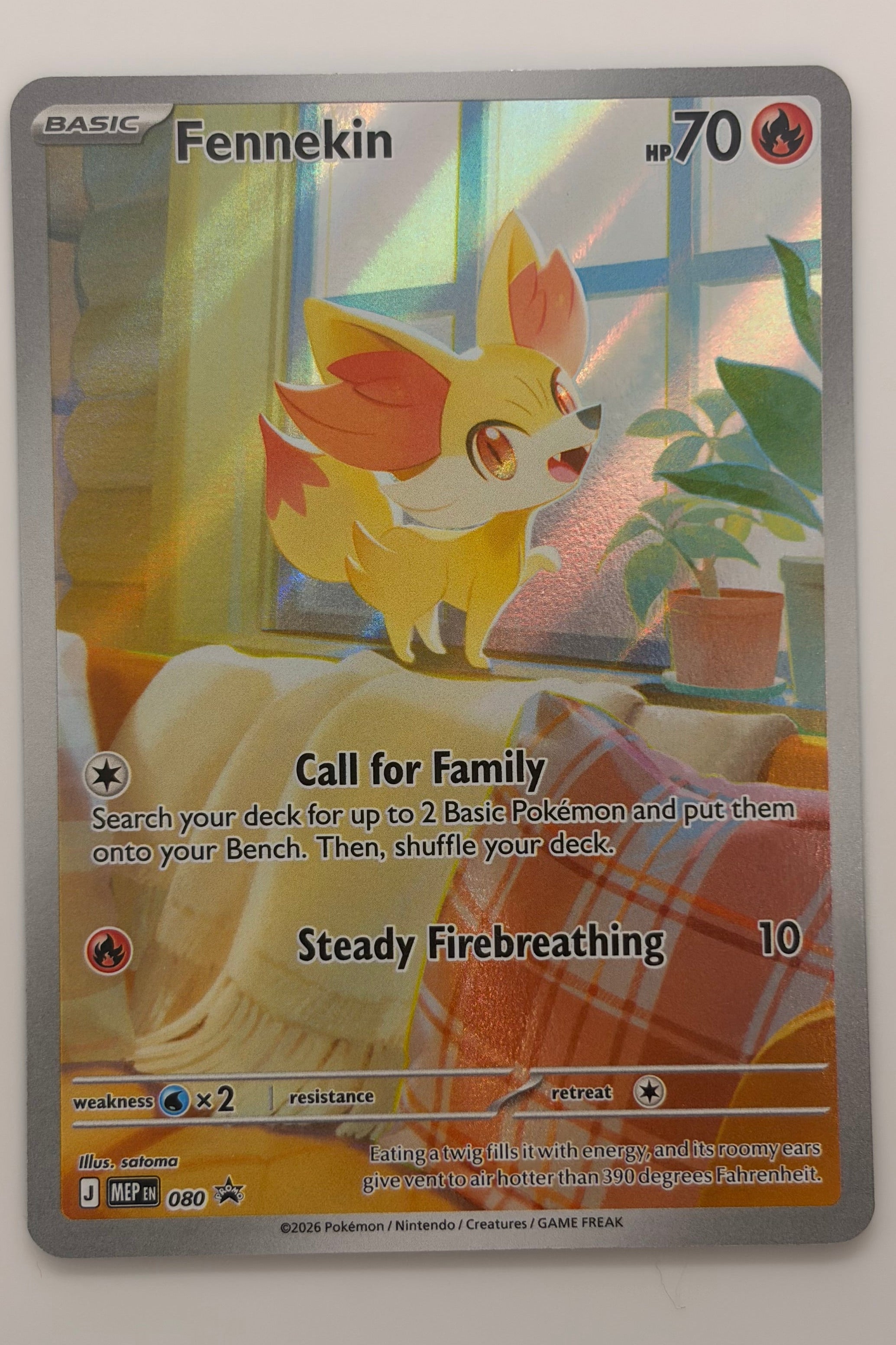 Fennekin 080 - Chaos Rising Black Star PROMO