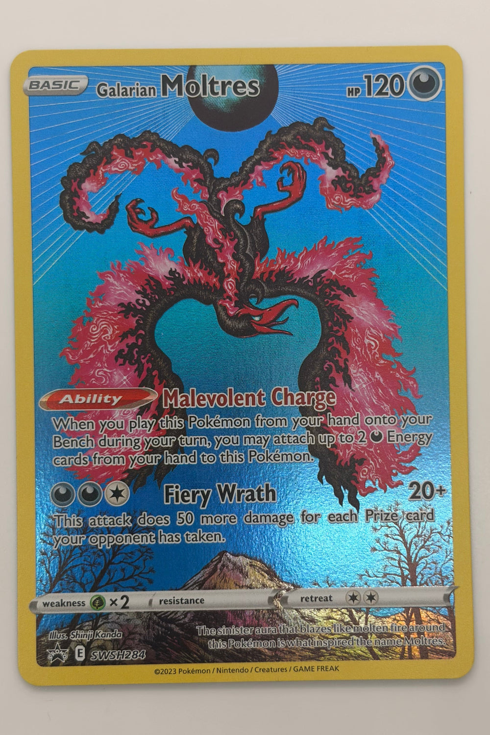 Galarian Moltres SWSH284 - Promo Sword & Shield NM