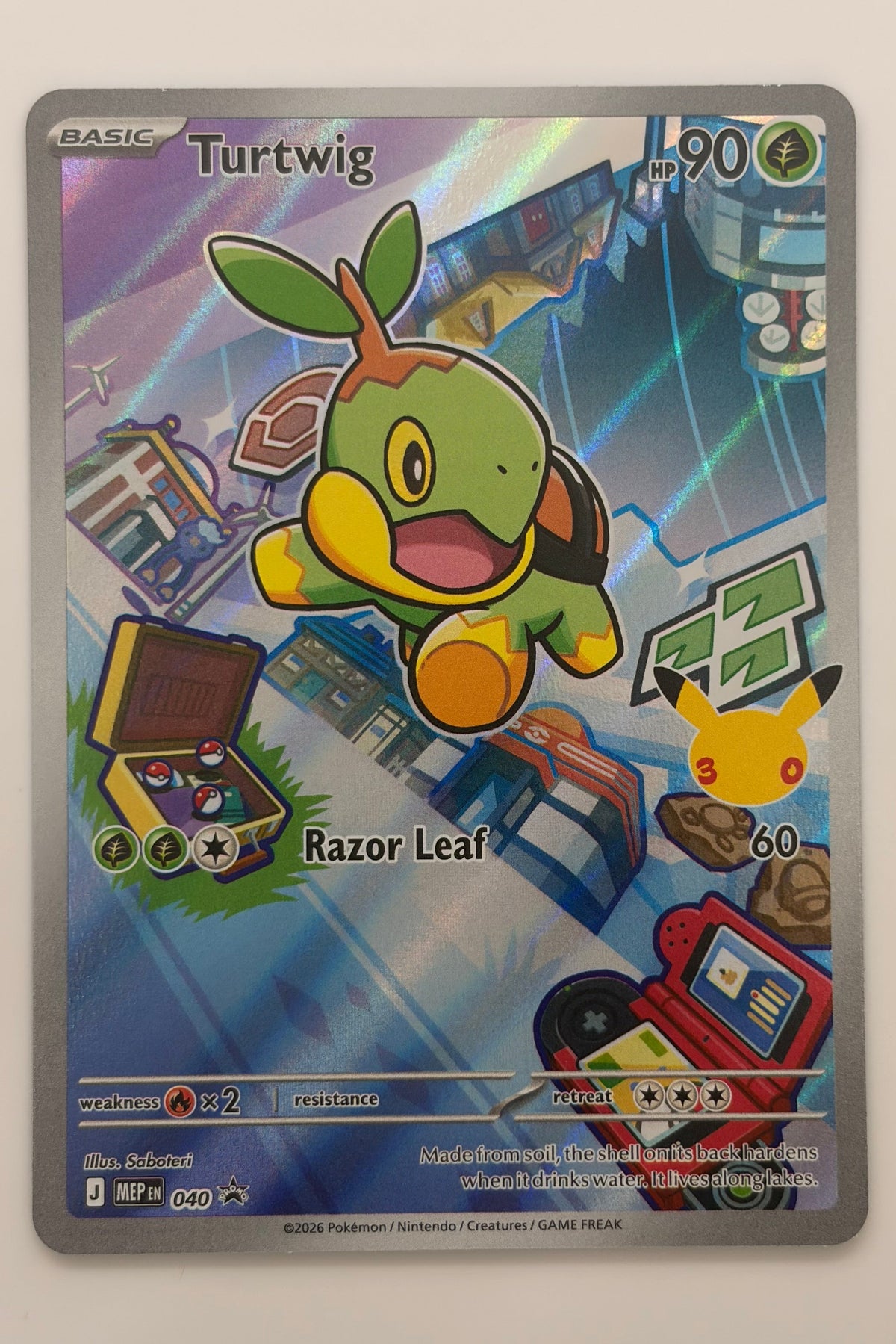 First Partner Illustration Collection - Sinnon Gen 4- Black Star Promo NM