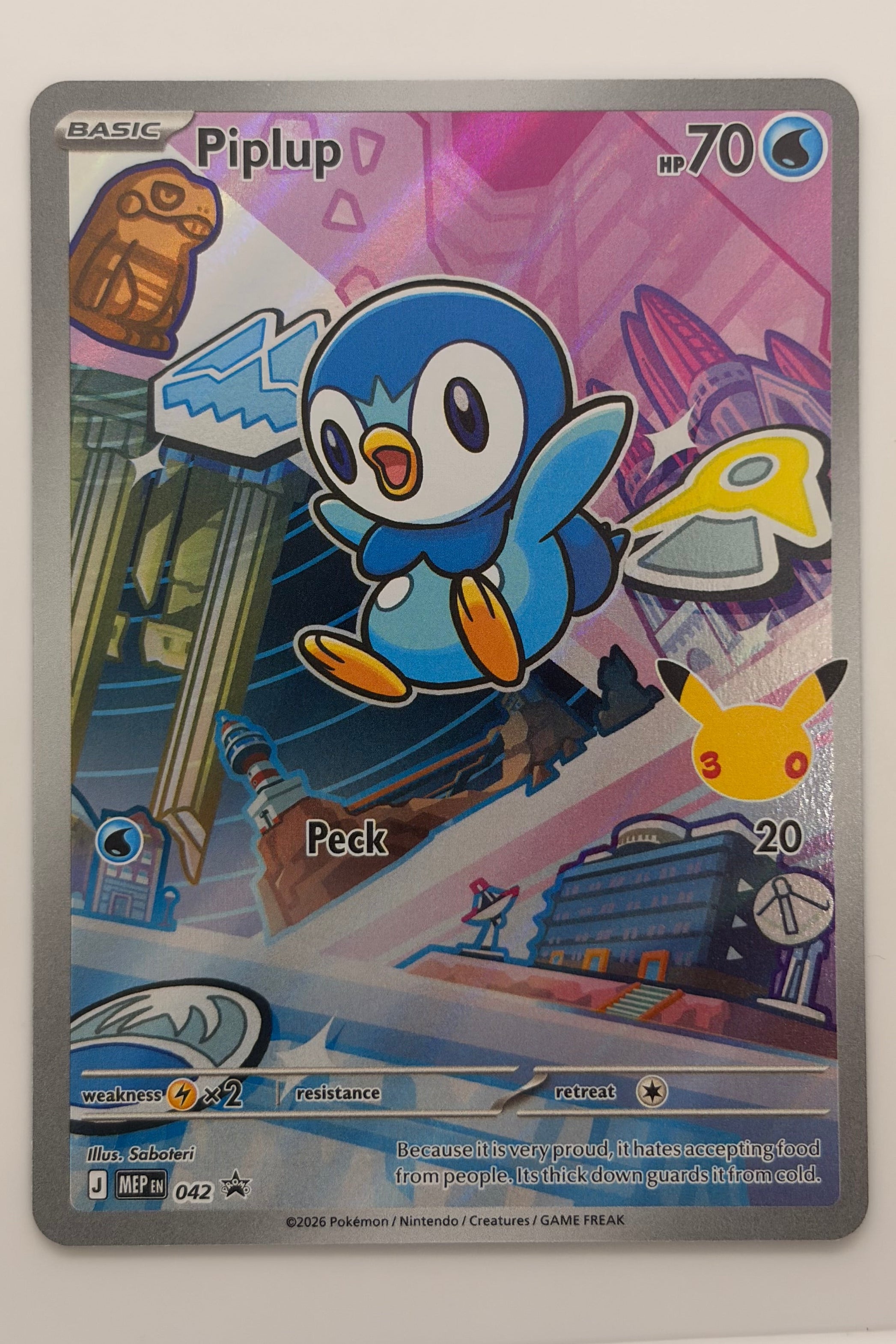 First Partner Illustration Collection - Sinnon Gen 4- Black Star Promo NM