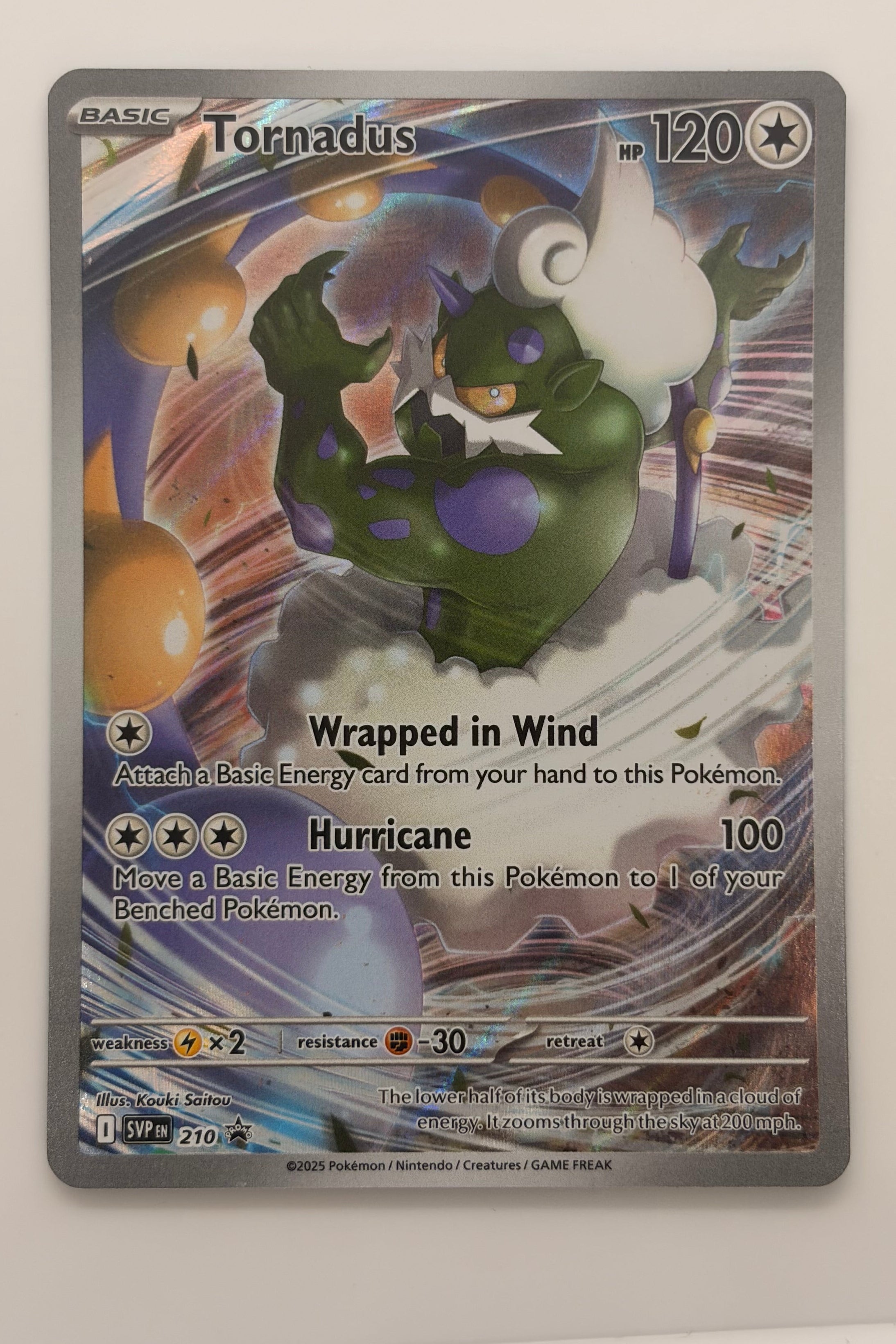 Thundurus & Tornadus SVP 209 & 210 -  Black Star Promo NM