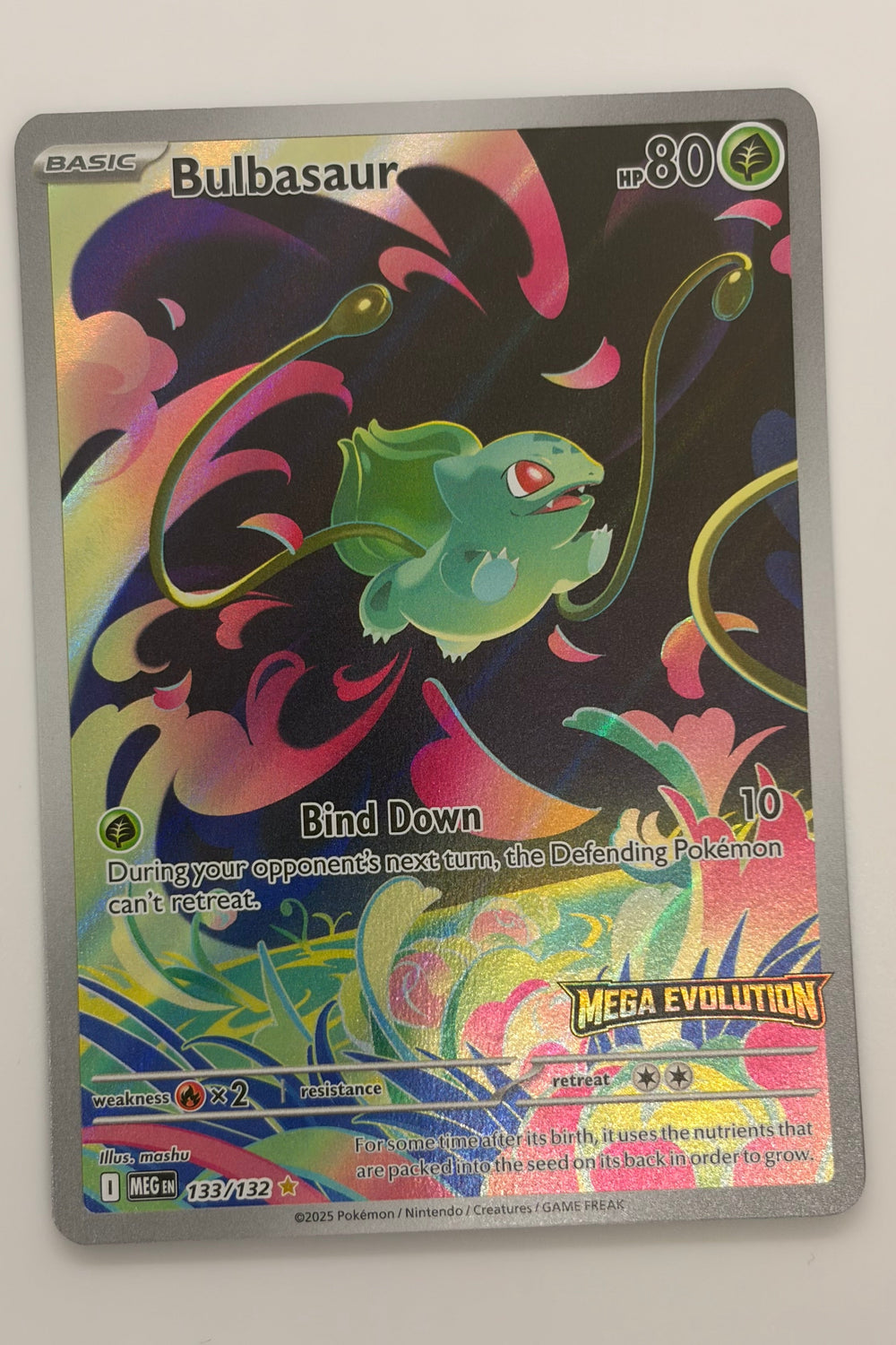 133/132 Bulbasaur - Stamped Illustration Rare