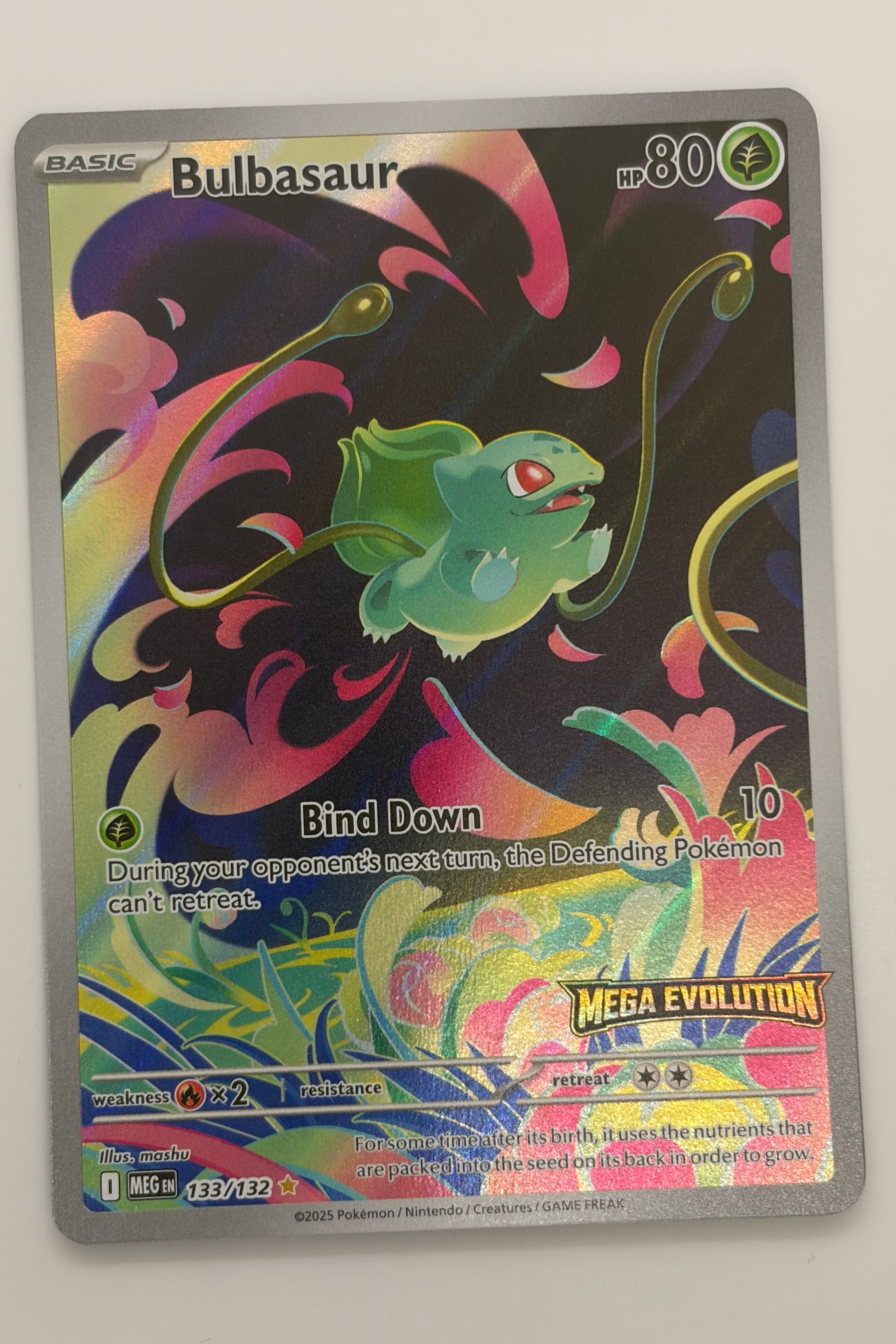 133/132 Bulbasaur - Stamped Illustration Rare