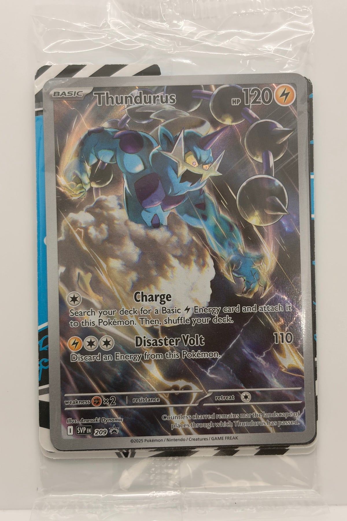 Thundurus & Tornadus SVP 209 & 210 -  Black Star Sealed Promo NM