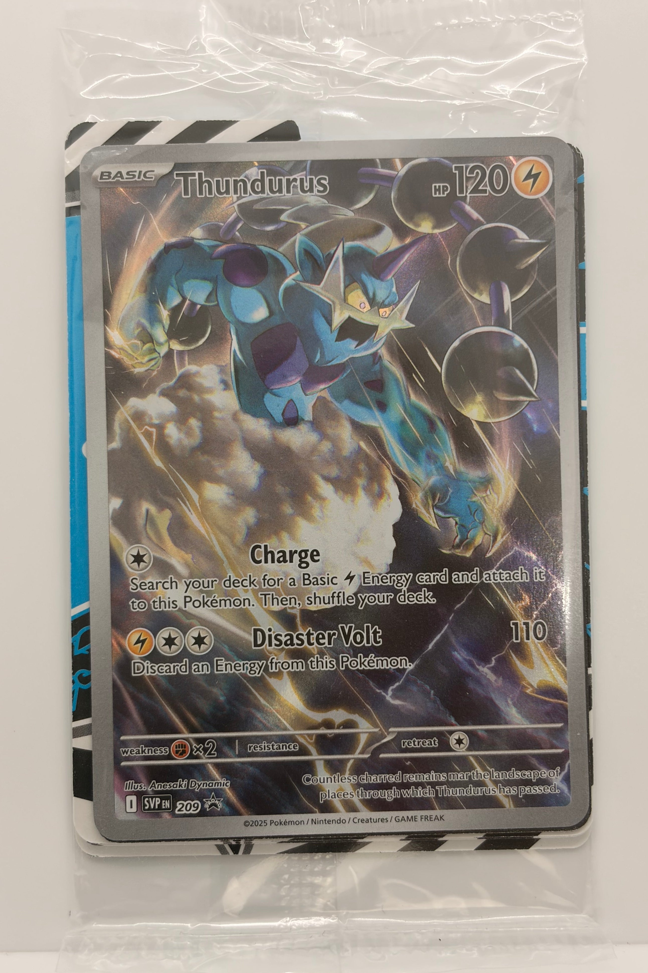 Thundurus & Tornadus SVP 209 & 210 -  Black Star Sealed Promo NM