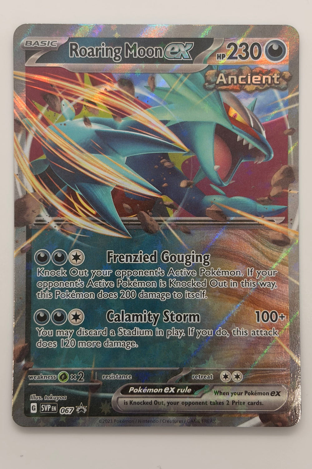 Roaring Moon EX SVP 068 -  Black Star Promo NM
