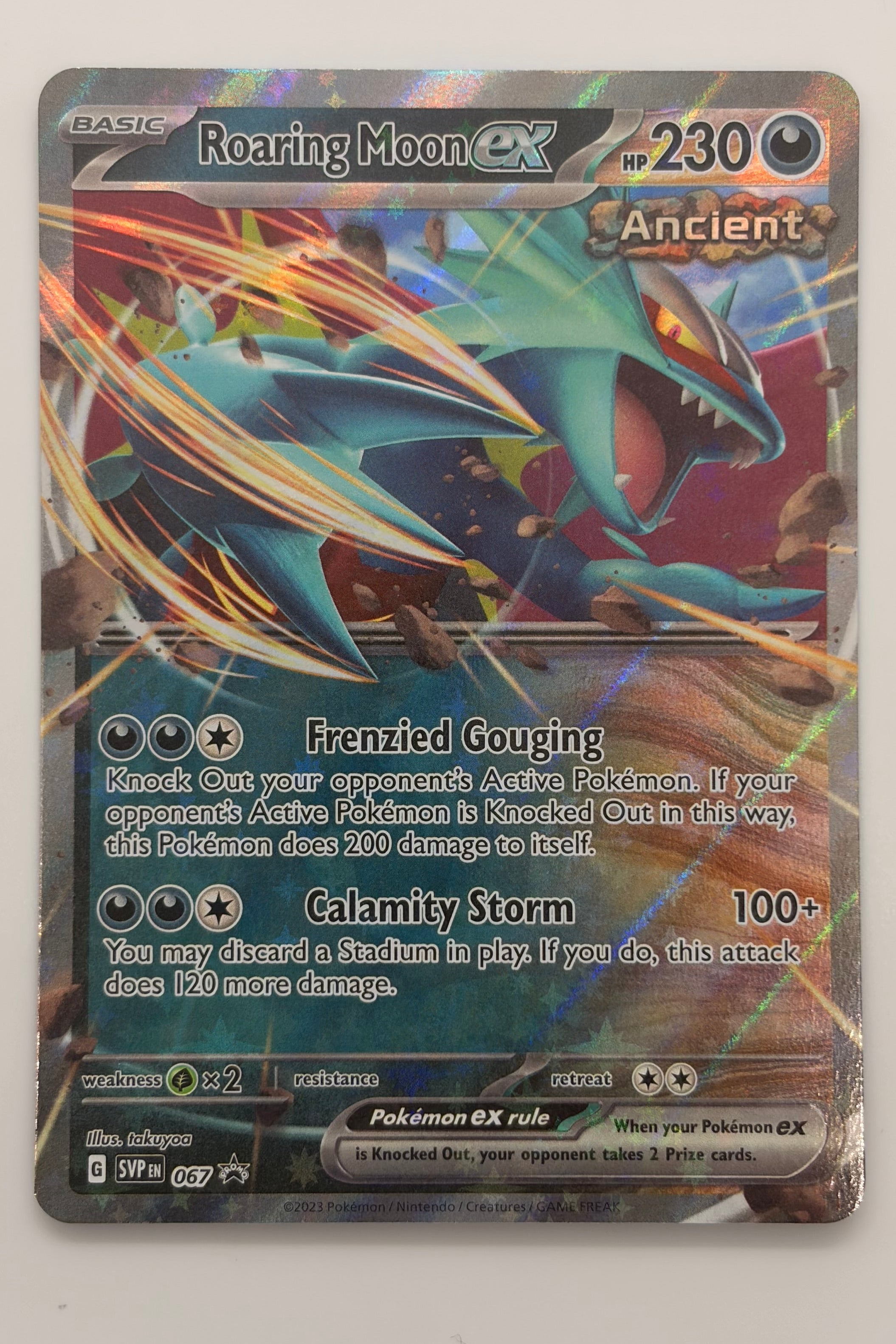 Roaring Moon EX SVP 068 -  Black Star Promo NM