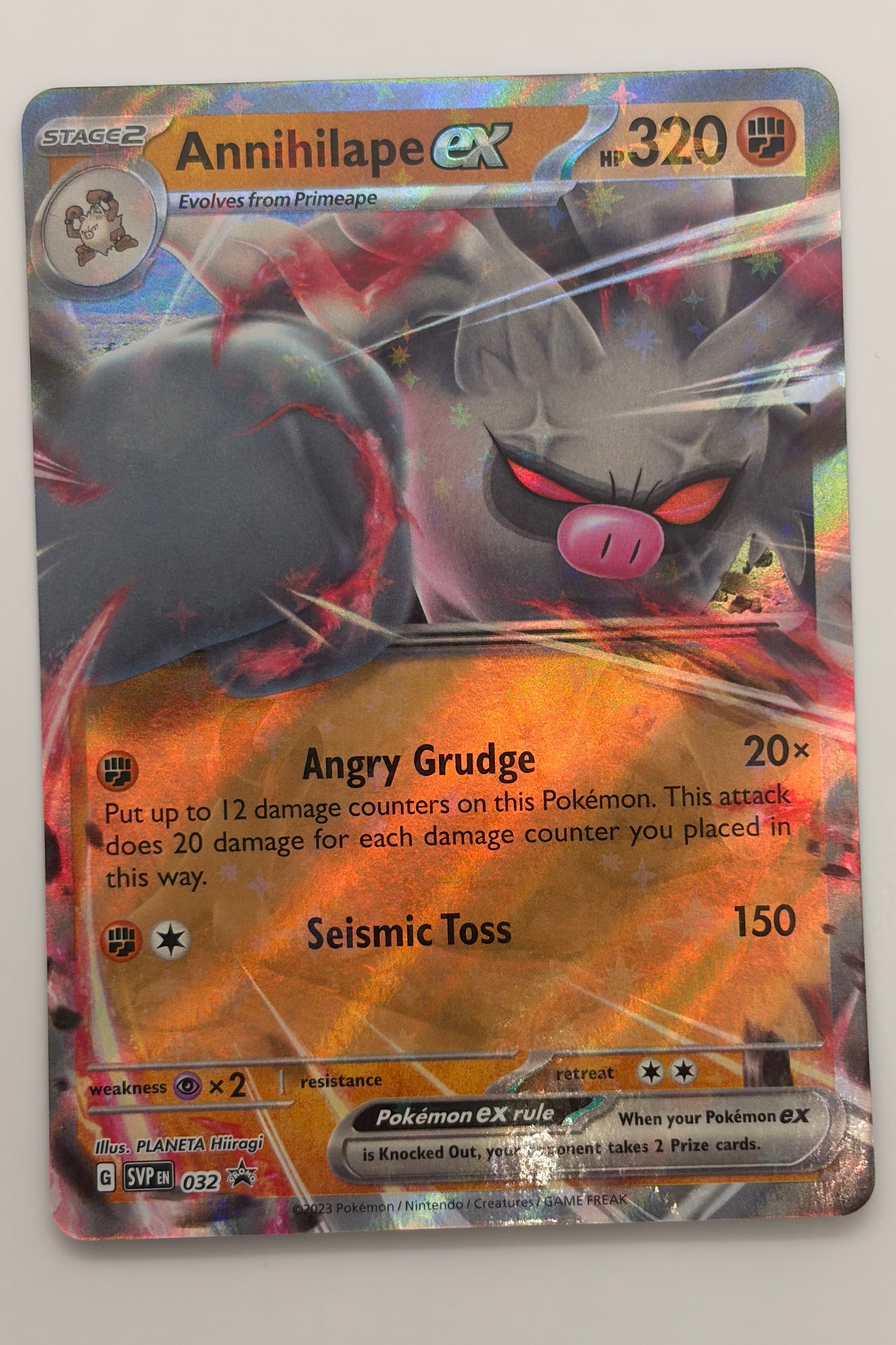 Annihilape EX SVP 032 -  Black Star Promo NM