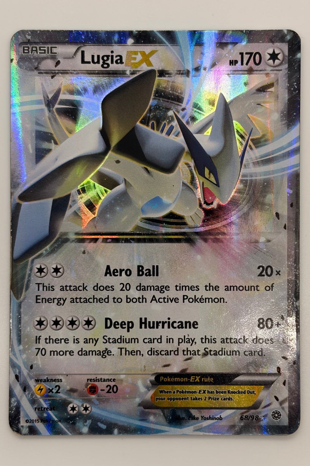 68/98 Lugia EX - Ultra Rare HP