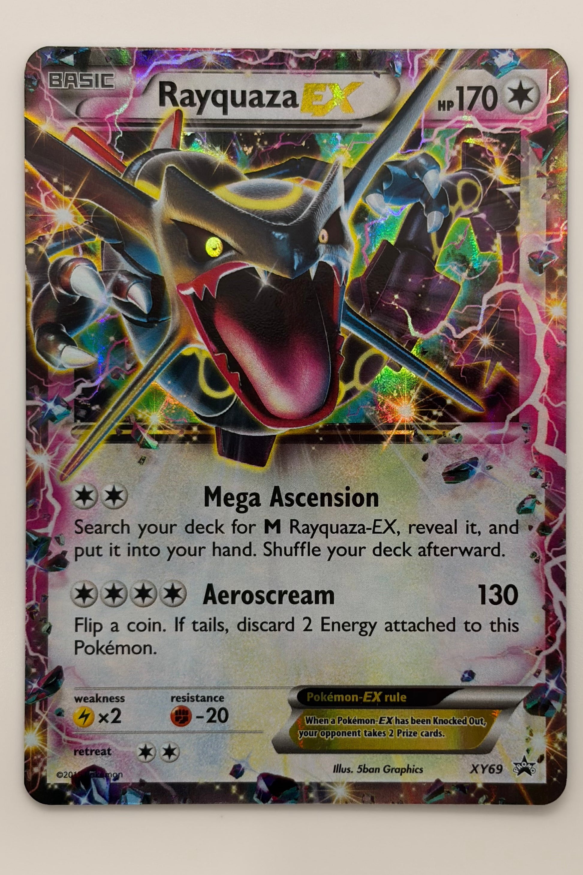 Rayquaza EX XY69 XY Promo Ultra Rare LP
