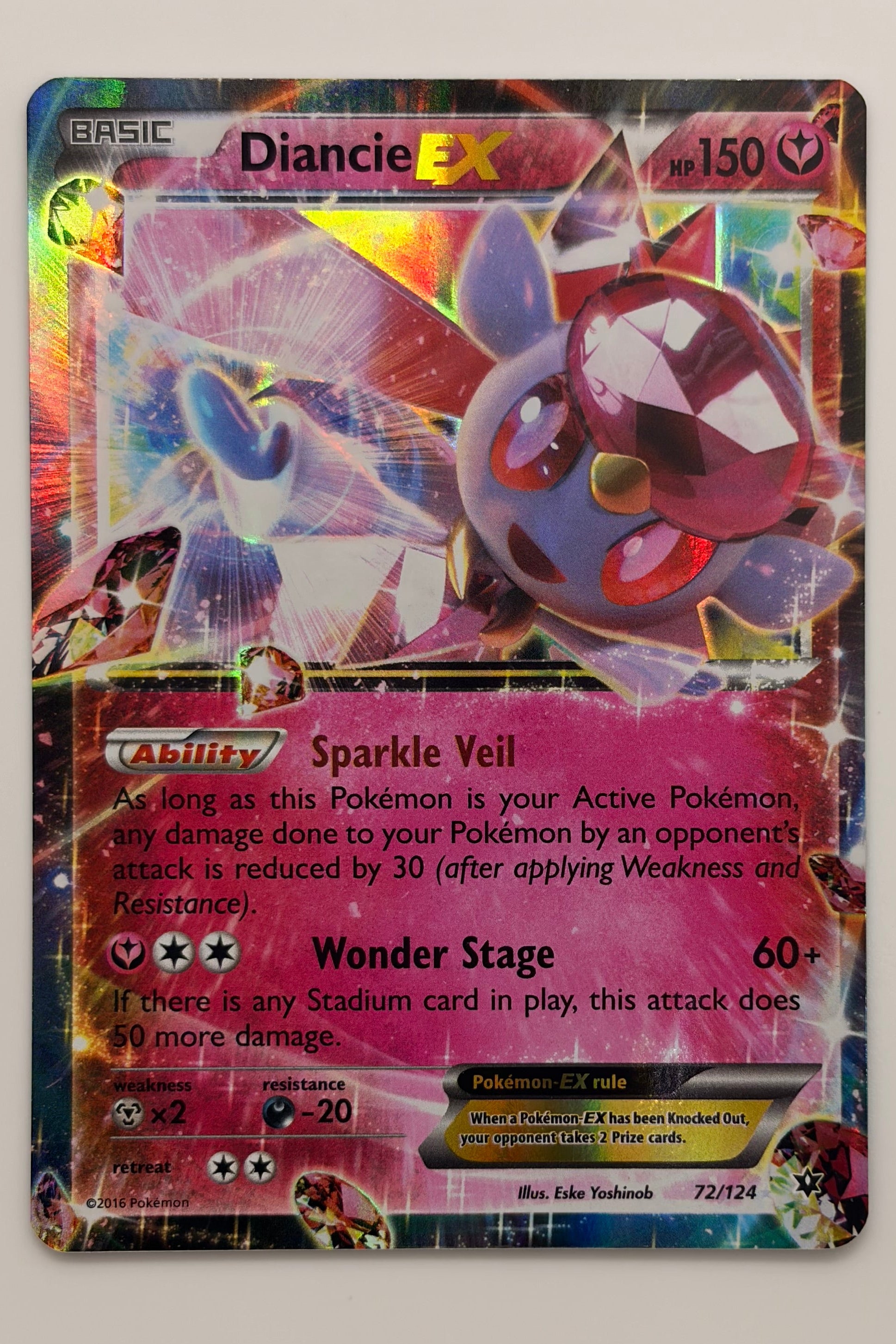 072/124 Diancie EX - Ultra Rare LP