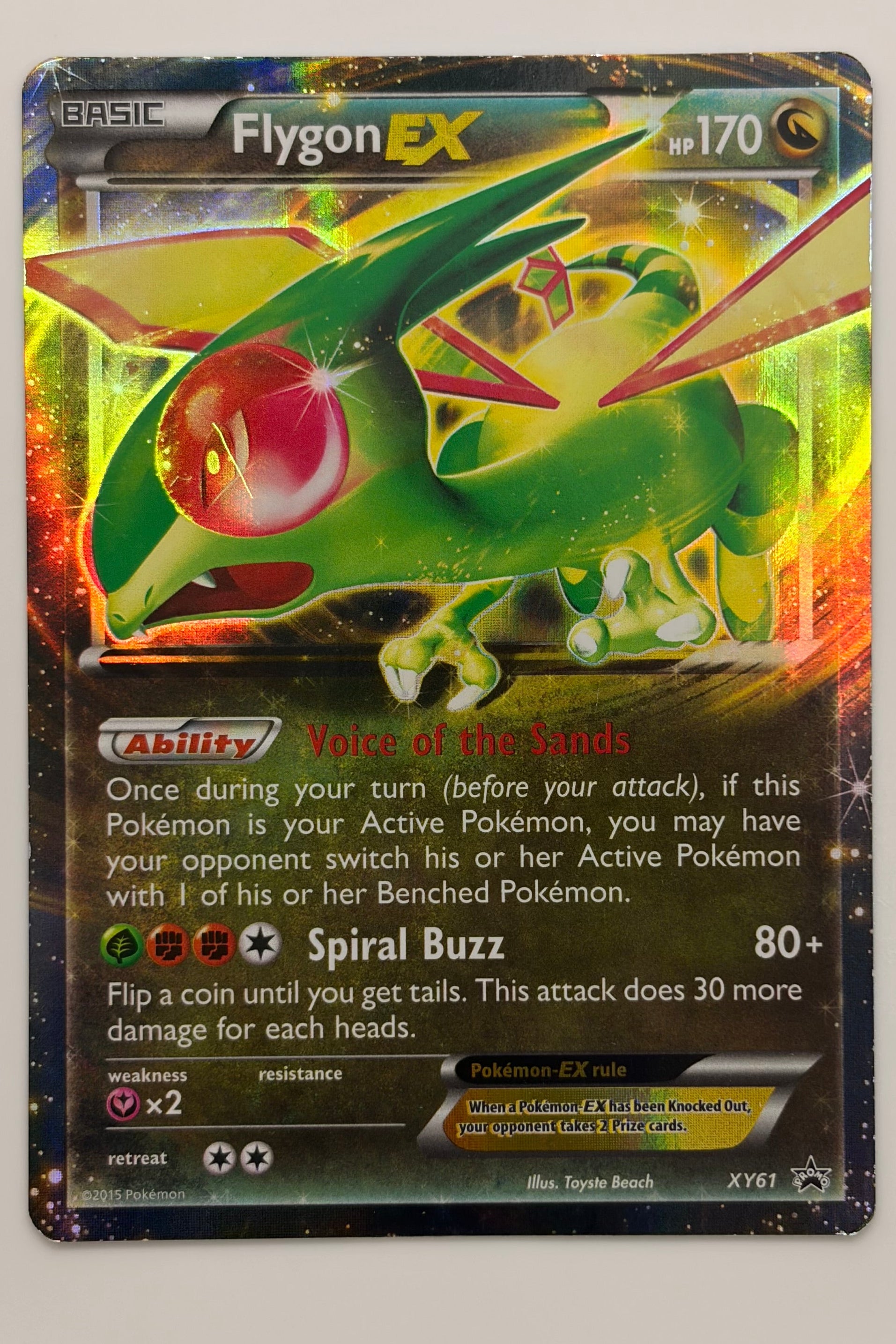 Flygon EX XY61 XY Promo Ultra Rare