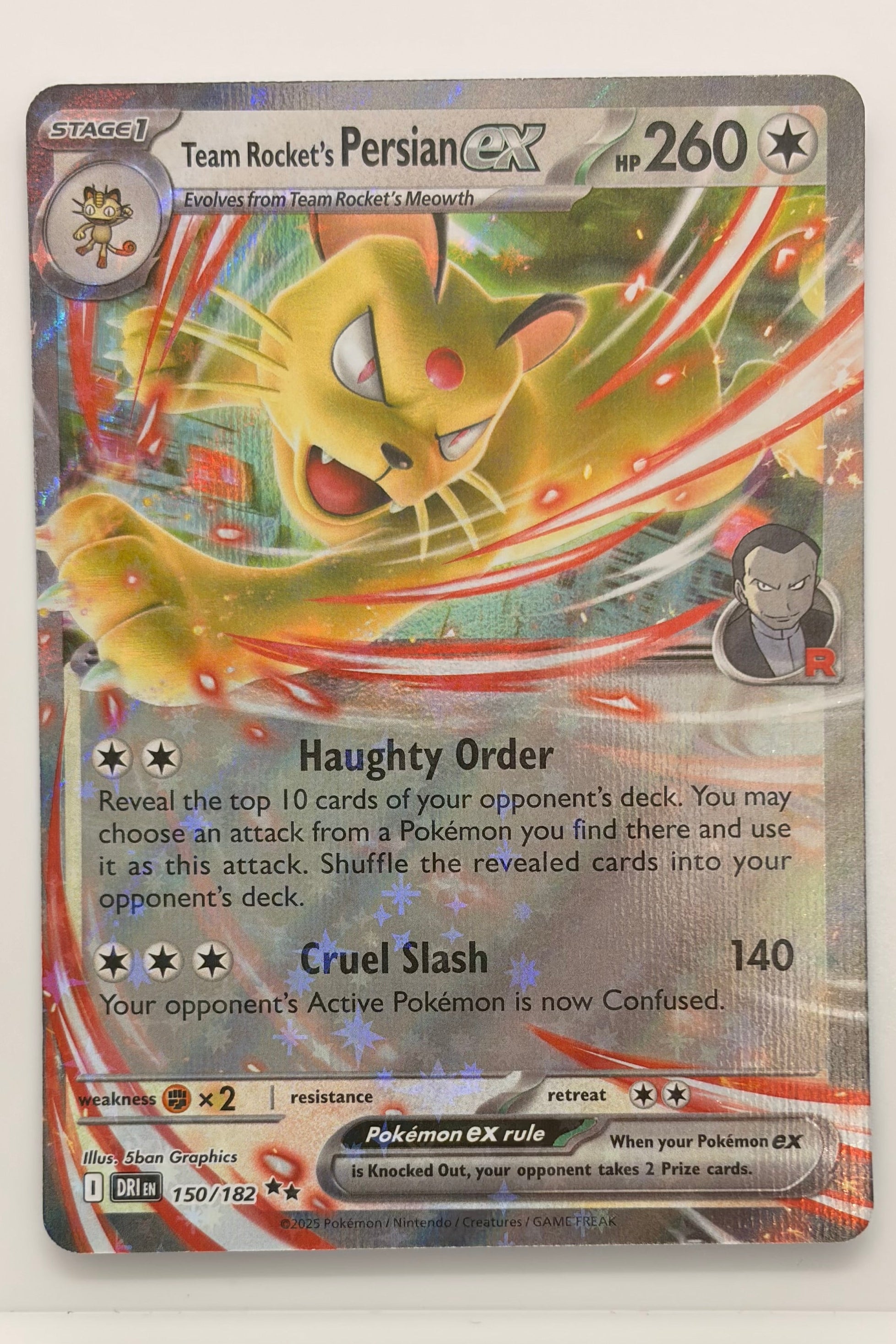 150/182 Persian ex - Destined Rivals Ultra Rare NM
