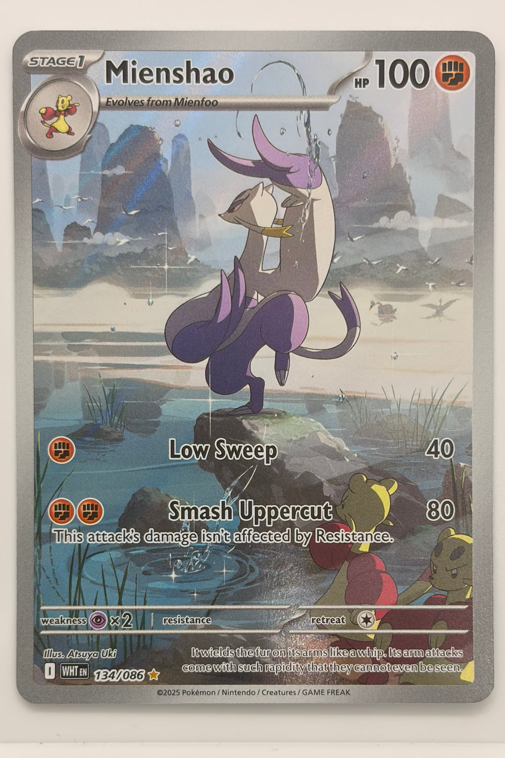 134/086 Mienshao - Illustration Rare