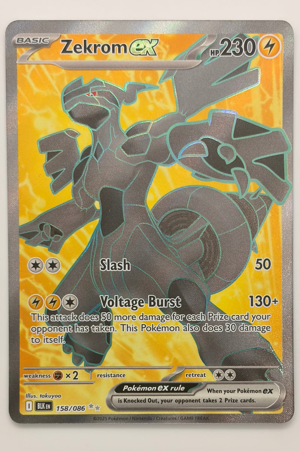 158/086 Zekrom ex - Ultra Rare