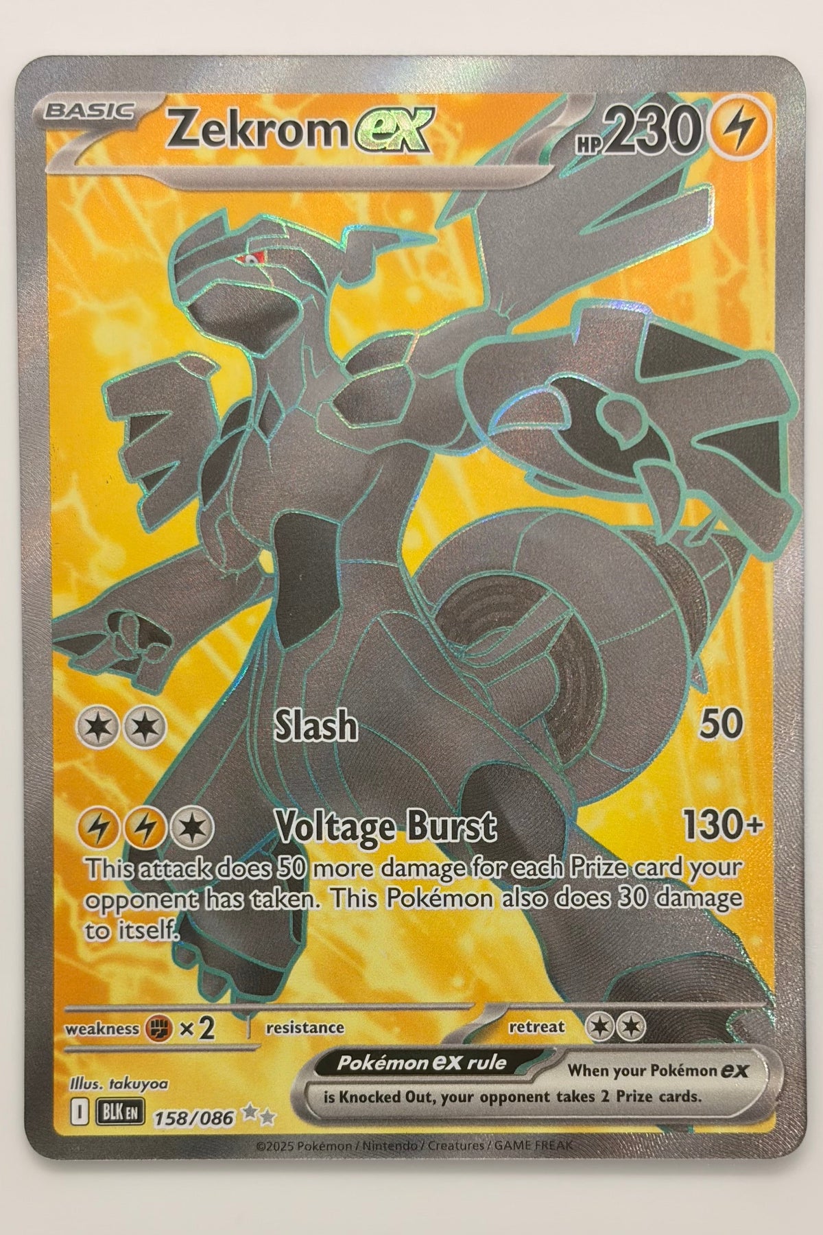158/086 Zekrom ex - Ultra Rare