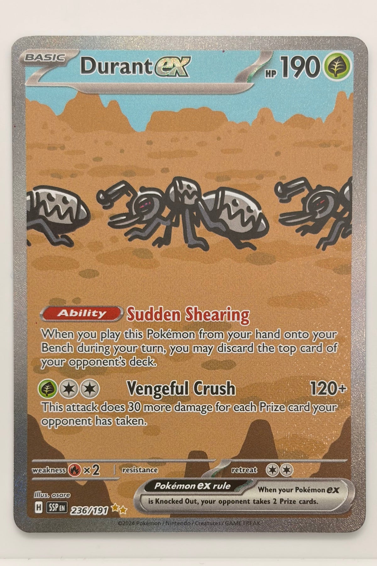 236/191 Durant ex - Special Illustration Rare