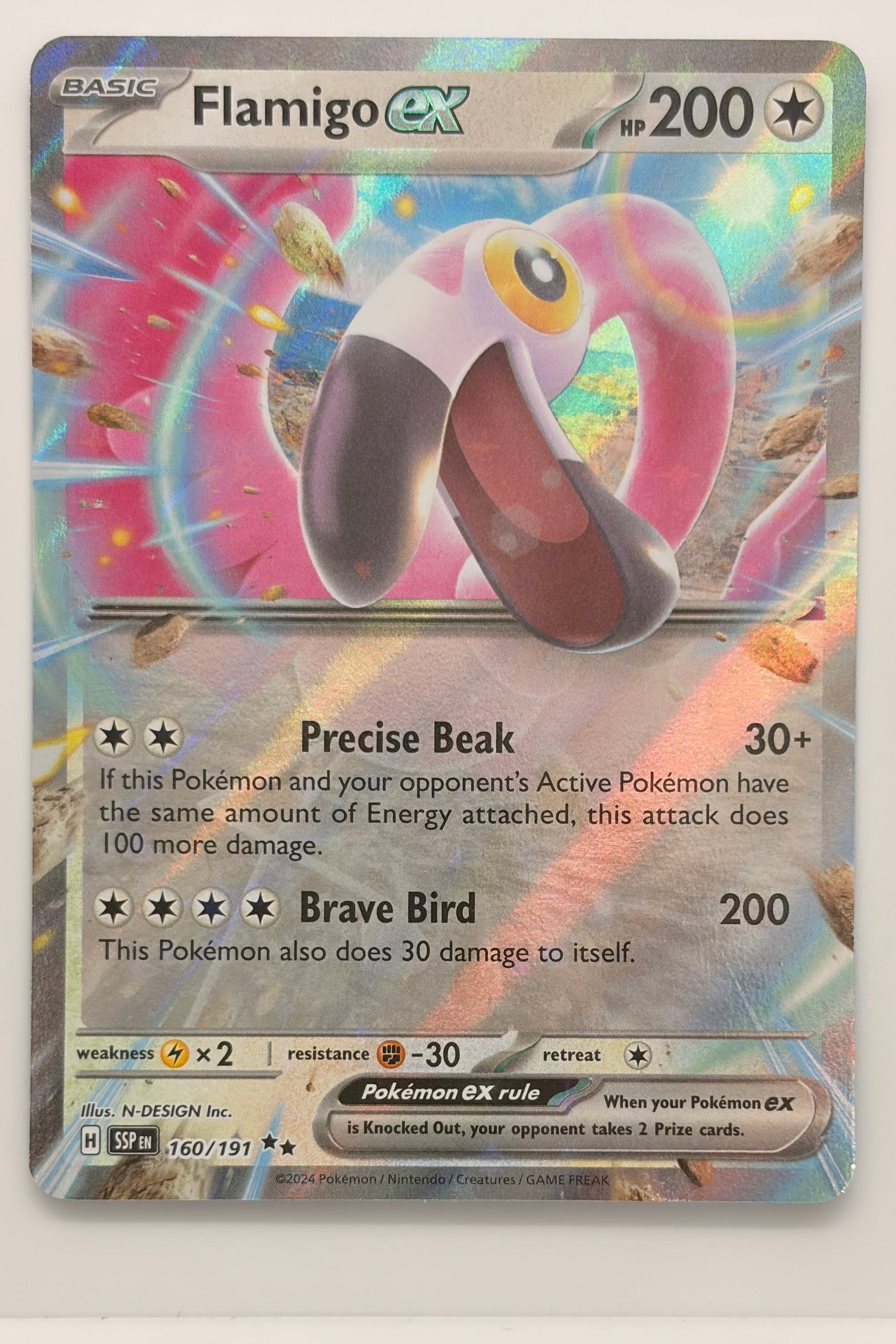 160/191 Flamigo ex - Double Rare