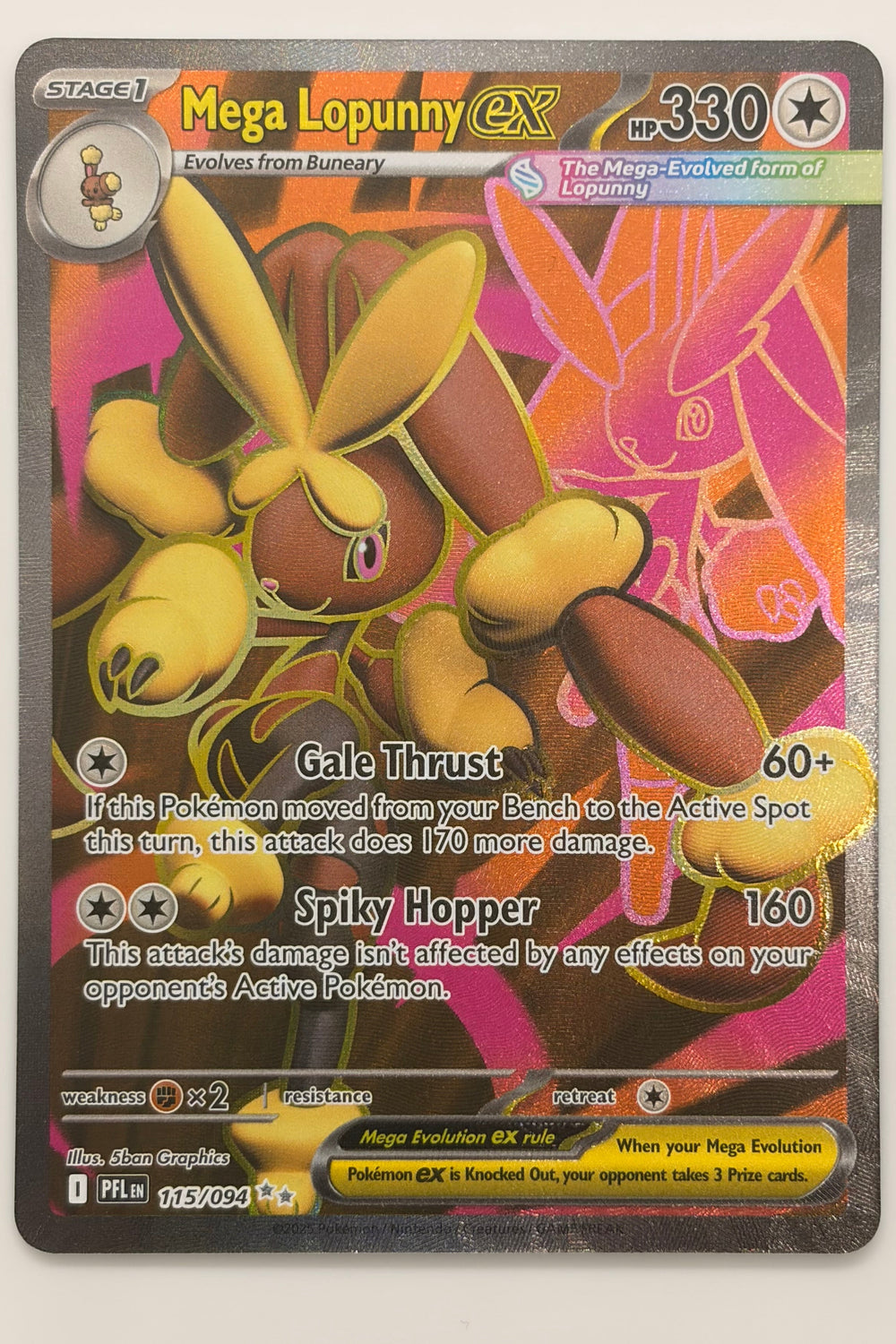 115/094 Mega Lopunny ex - Ultra Rare